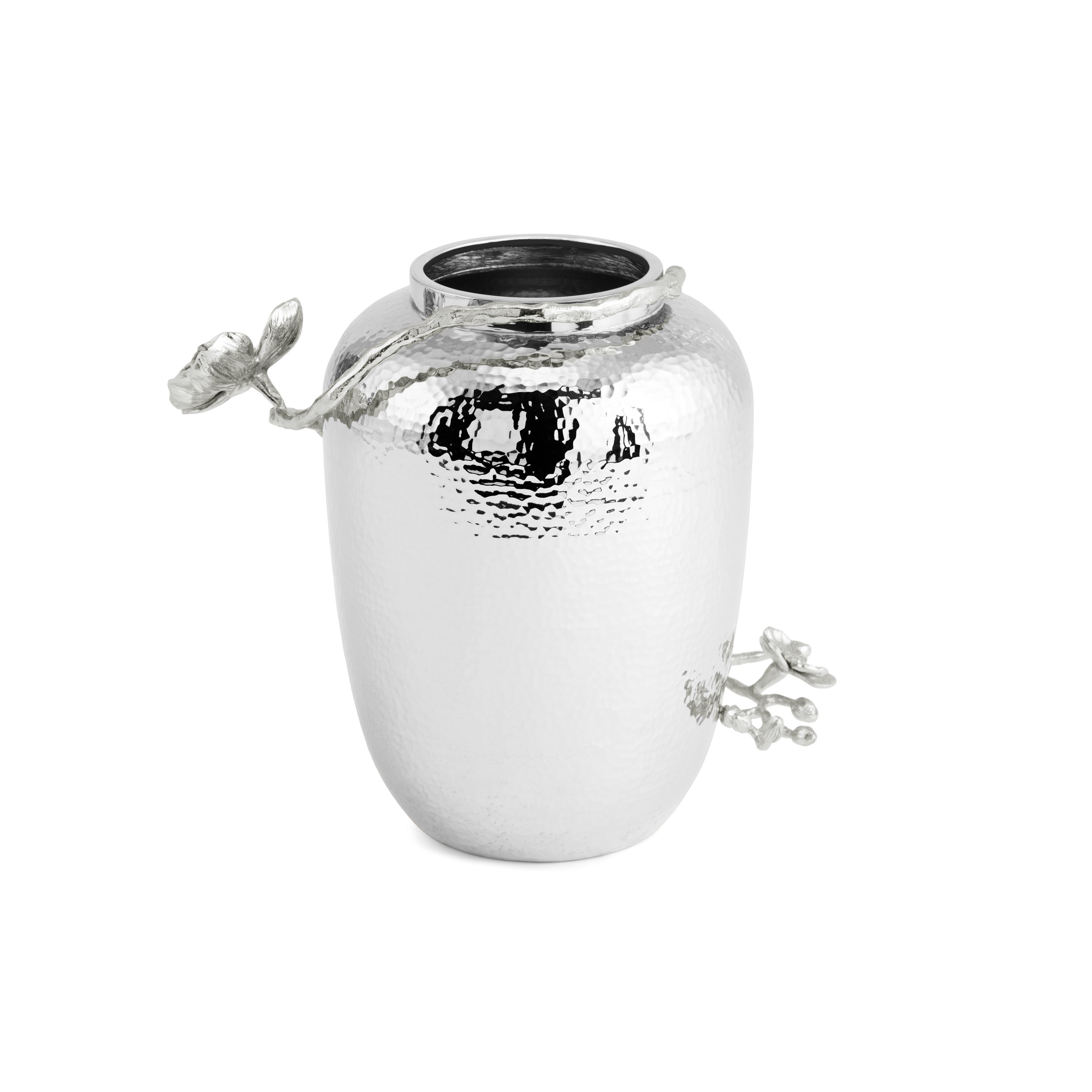 Elegant White Orchid Vase - Modern Ceramic Flower Pot for Home Decor, Wedding Centerpieces & Office Desk Accessories