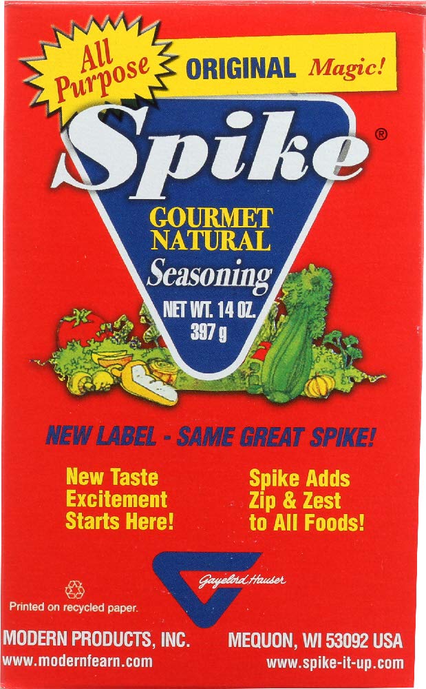 Spike Brand All Natural Gourmet Seasoning - Original Magic Blend, 14 oz (Pack of 12) | Multi-Purpose Spice for Cooking, Grilling & Baking | Perfect for Meat, Vegetables & Soups