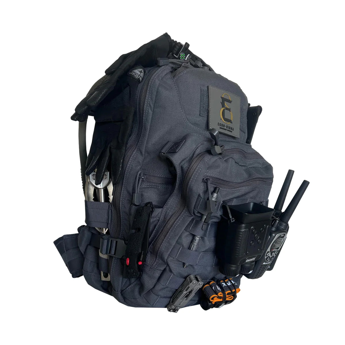 Echo Sigma H.E.R.O. Bag - Durable Tactical Backpack for Outdoor Adventures, Hiking, Travel & Everyday Use
