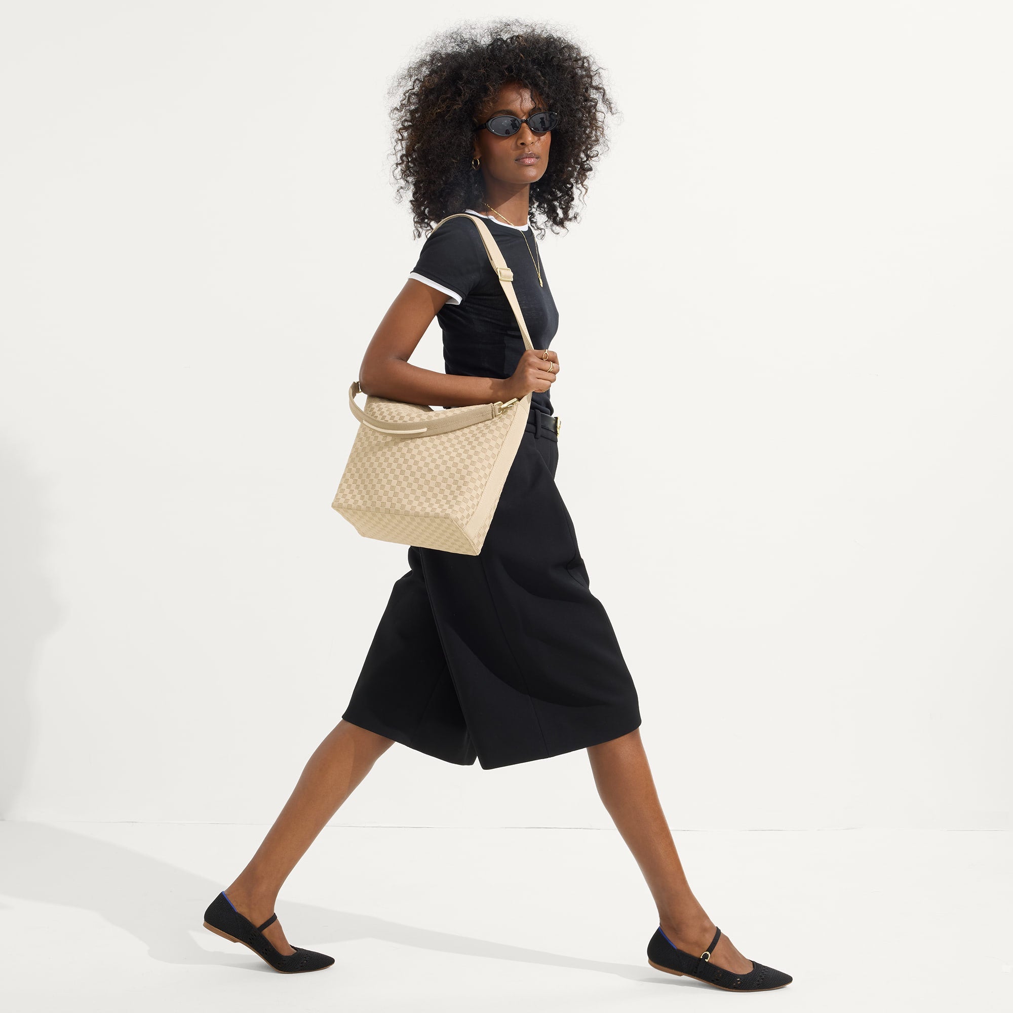 Mini Zip Bucket Bag in Knot Brown - Stylish Crossbody Purse for Women, Perfect for Travel, Shopping & Everyday Use