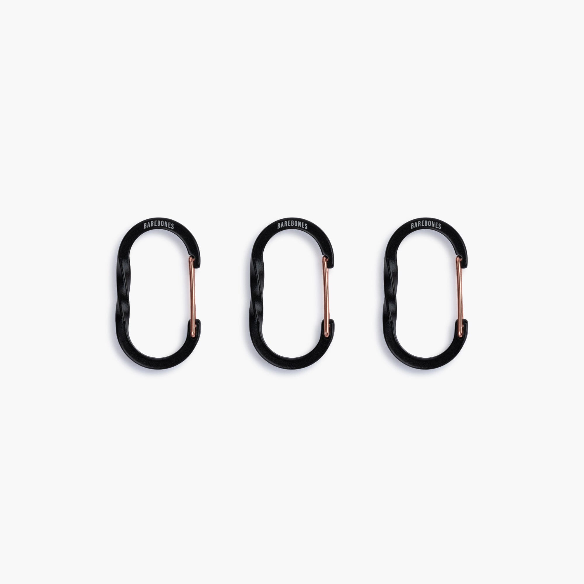 Wiregate Carabiners - 3 Sizes for Climbing, Hiking & Outdoor Gear - Lightweight Aluminum Climbing Carabiner for Rock Climbing, Camping & Backpacking