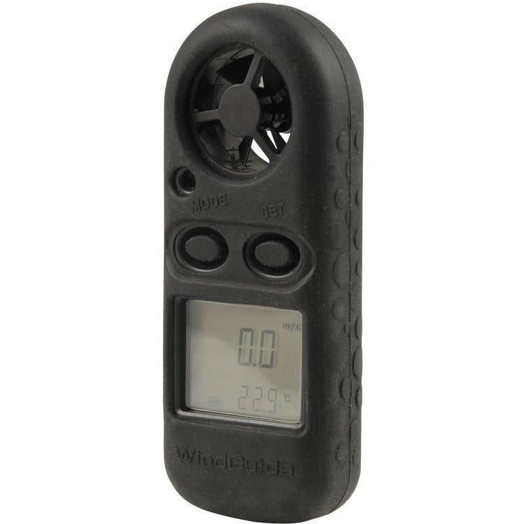 WindGuide Anemometer - Digital Wind Speed Meter with Backlight (Black) | Portable Weather Station for Outdoor Activities, Sailing, Hiking & Drone Flying