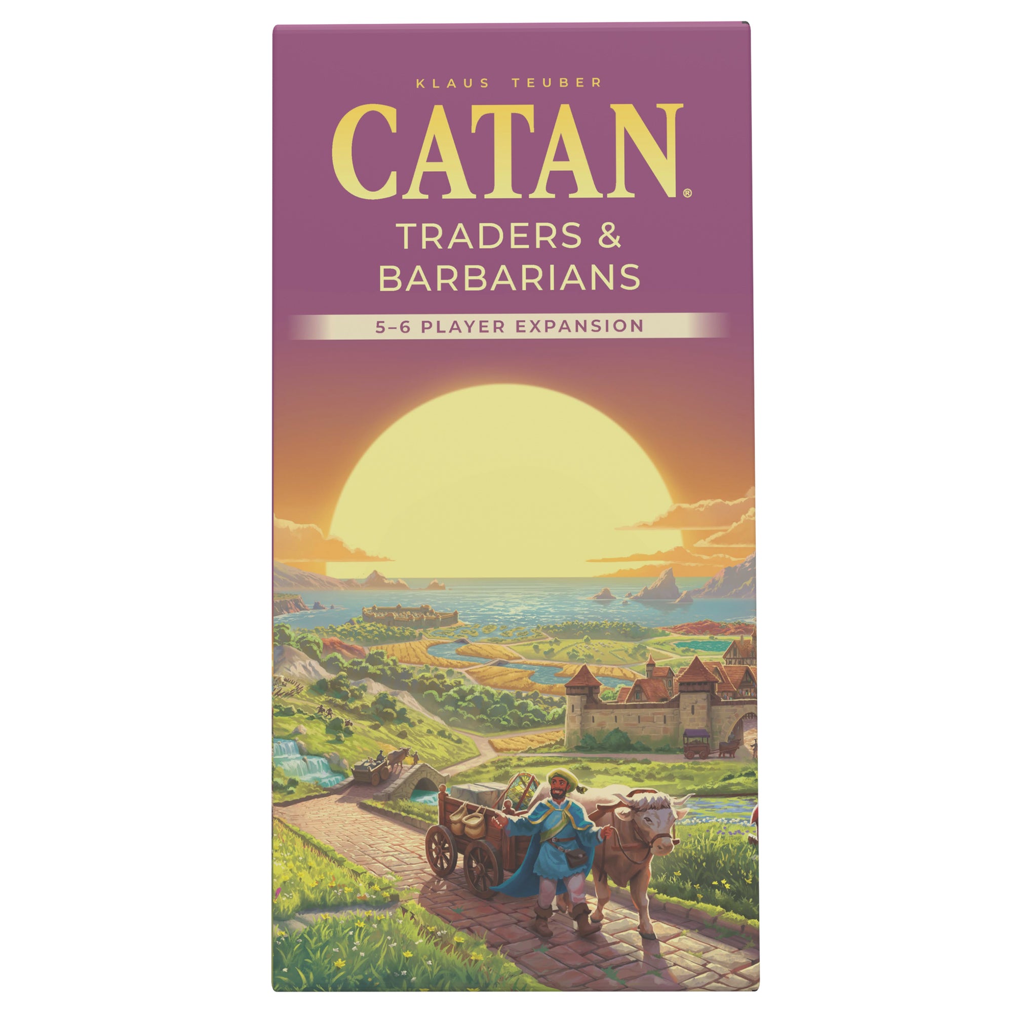 CATAN® Board Game - Traders & Barbarians 5-6 Player Expansion | Strategy Game for Family Game Night & Adult Game Parties | Compatible with Base CATAN Game
