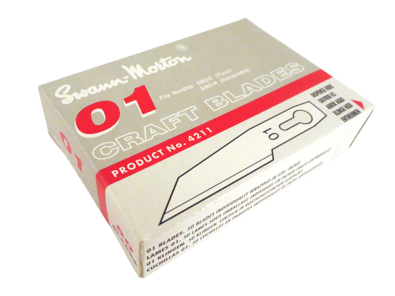 Swann Morton Heavy Duty Craft Knife Blades - Replacement Blades for SM00 & SM0 R Handles - Precision Cutting for DIY, Art Projects & Crafting