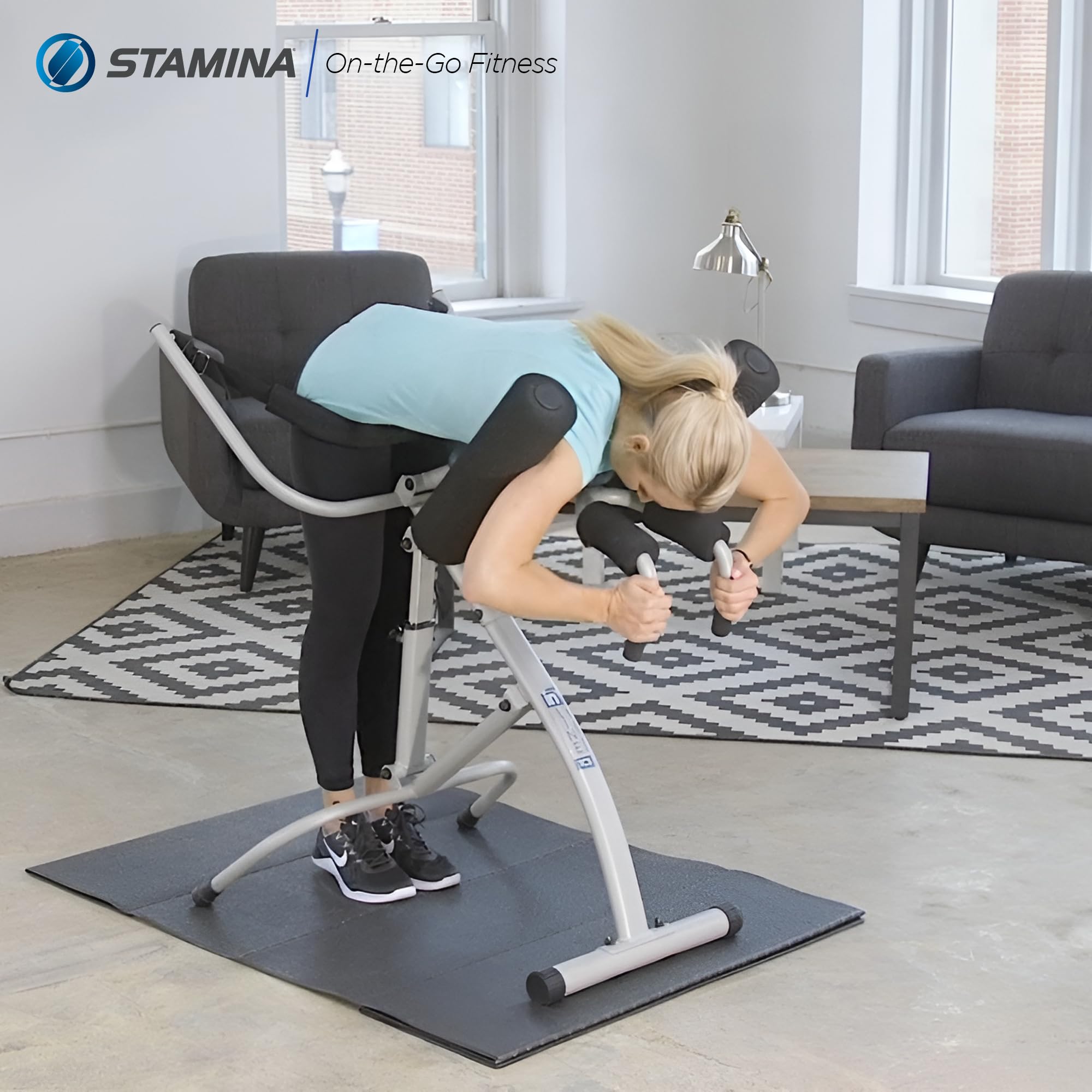 Stamina InLine Traction Control System - Back Pain Relief & Spine Decompression Device for Home Use | Improves Posture & Alleviates Neck/Shoulder Pain | Perfect for Office Workers & Chronic Pain Sufferers