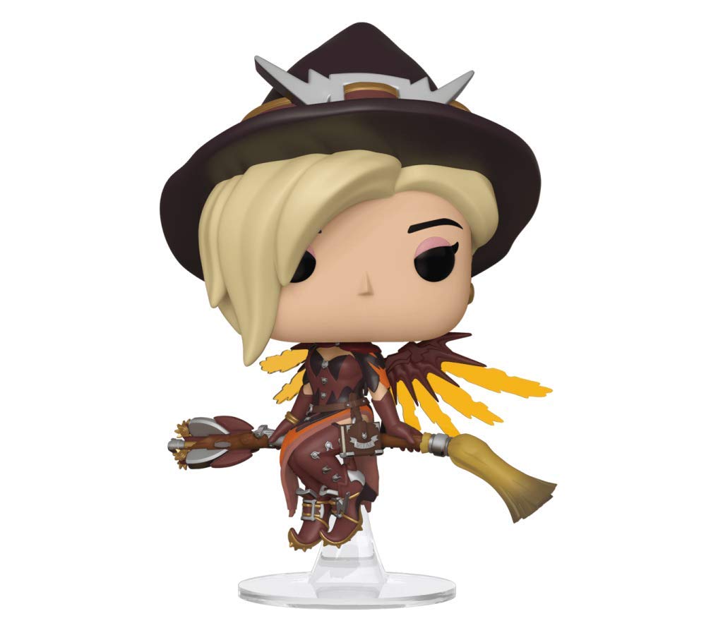 Funko Pop! Overwatch Mercy (Witch) #411 Exclusive Vinyl Figure - Collectible Gaming Merchandise for Fans & Gift for Gamers