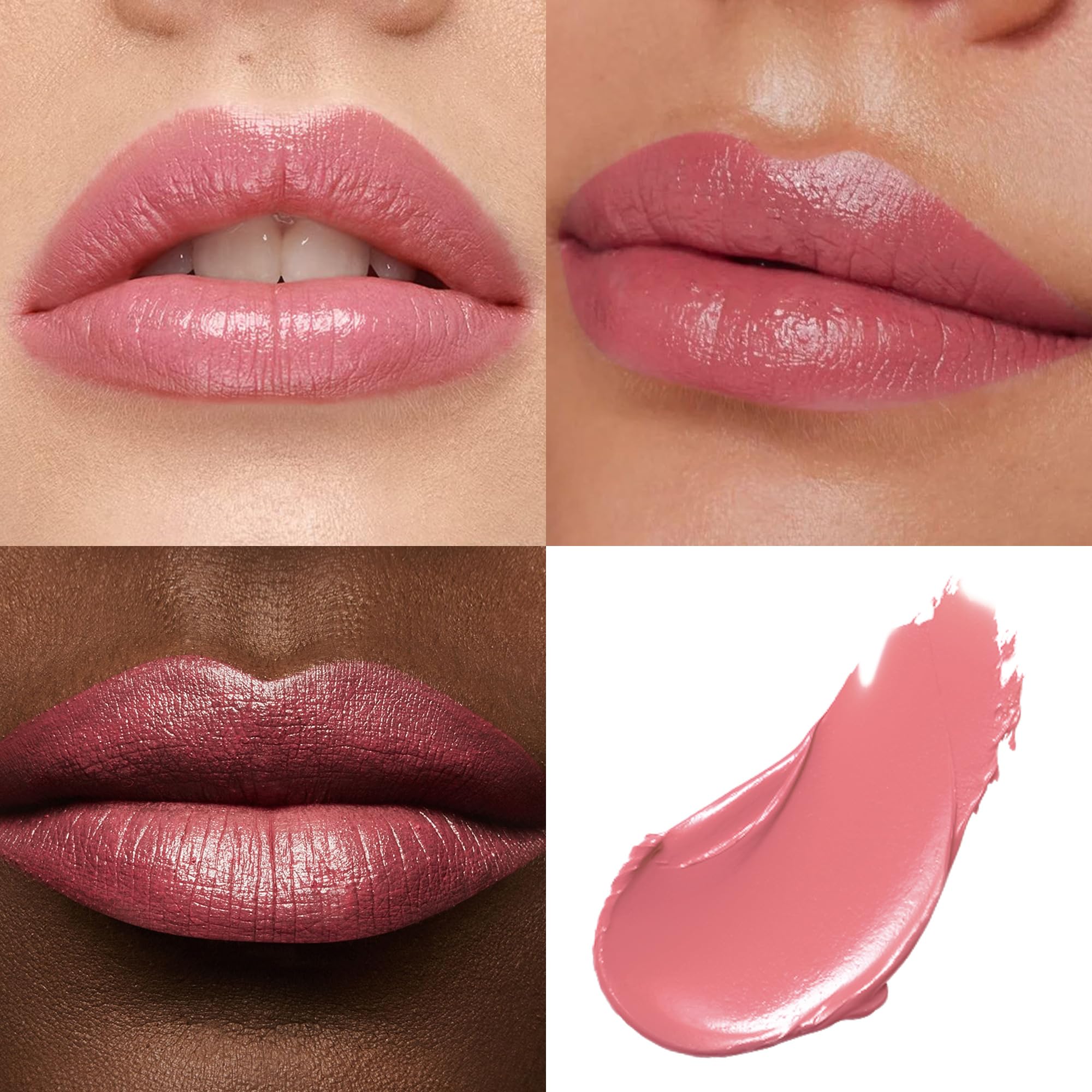 MAKI YIKA Hydrating Pink Lipstick for Women - Moisturizing Nude Lip Gloss, Sheer Finish Lightweight Tinted Lip Balm (Z08 Icy Milk) | Perfect for Everyday Wear, Date Night & Office Makeup