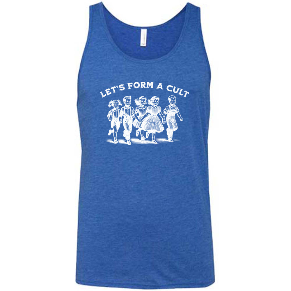 Let's Form A Cult Shirt - Unisex Graphic Tee for Men & Women | Trendy Statement T-Shirt for Parties, Halloween & Cult-Themed Events