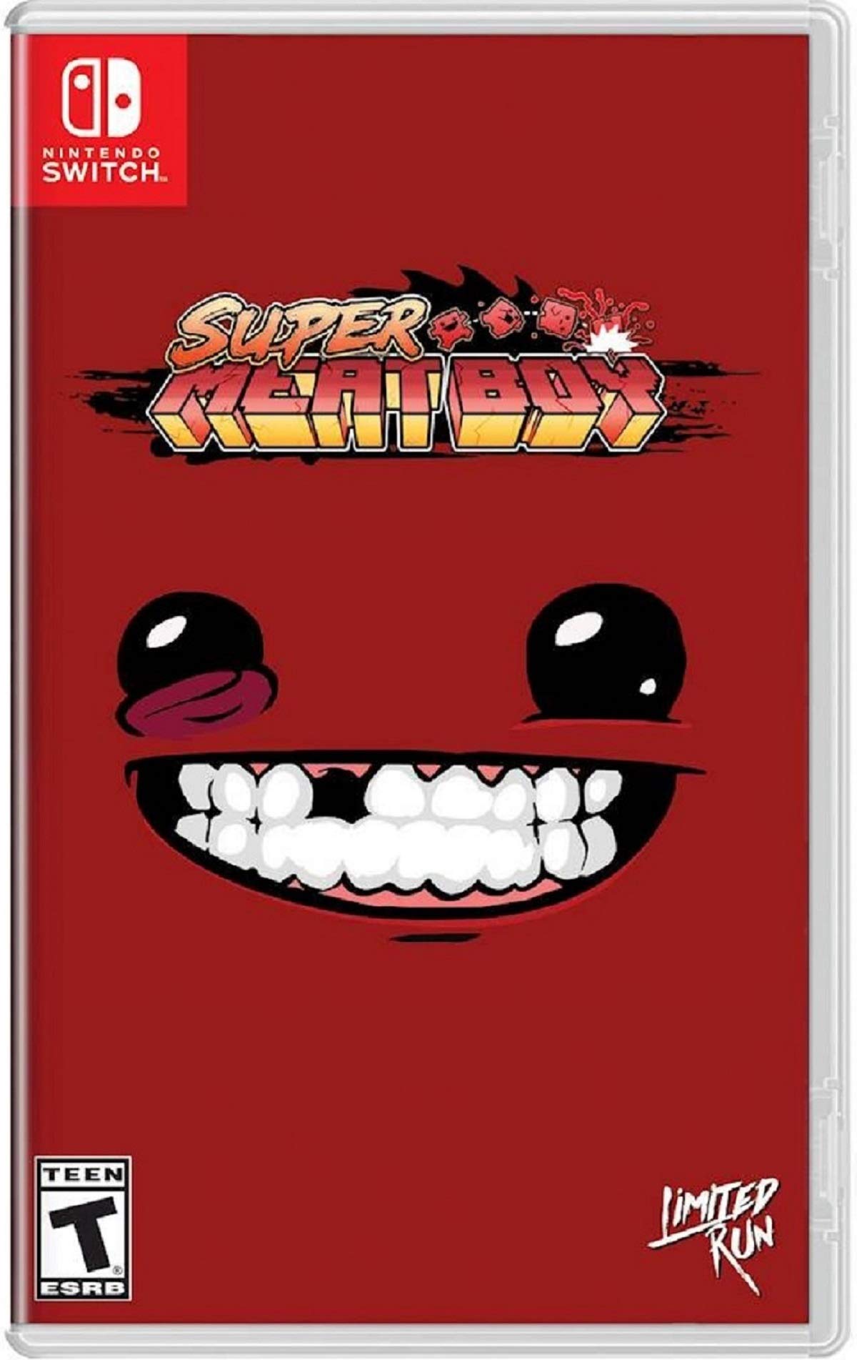 Super Meat Boy Limited Edition Nintendo Switch Physical Game - Region Free (2019 USA Release) | Perfect for Collectors & Hardcore Gamers