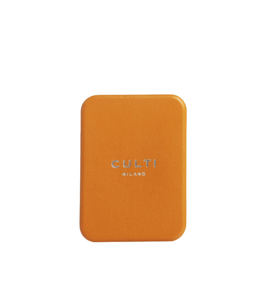 CULTI MILANO Luxury Car Diffuser with Orange Leather & Tea Scent - Premium Aromatherapy for Vehicles, Home & Office Spaces