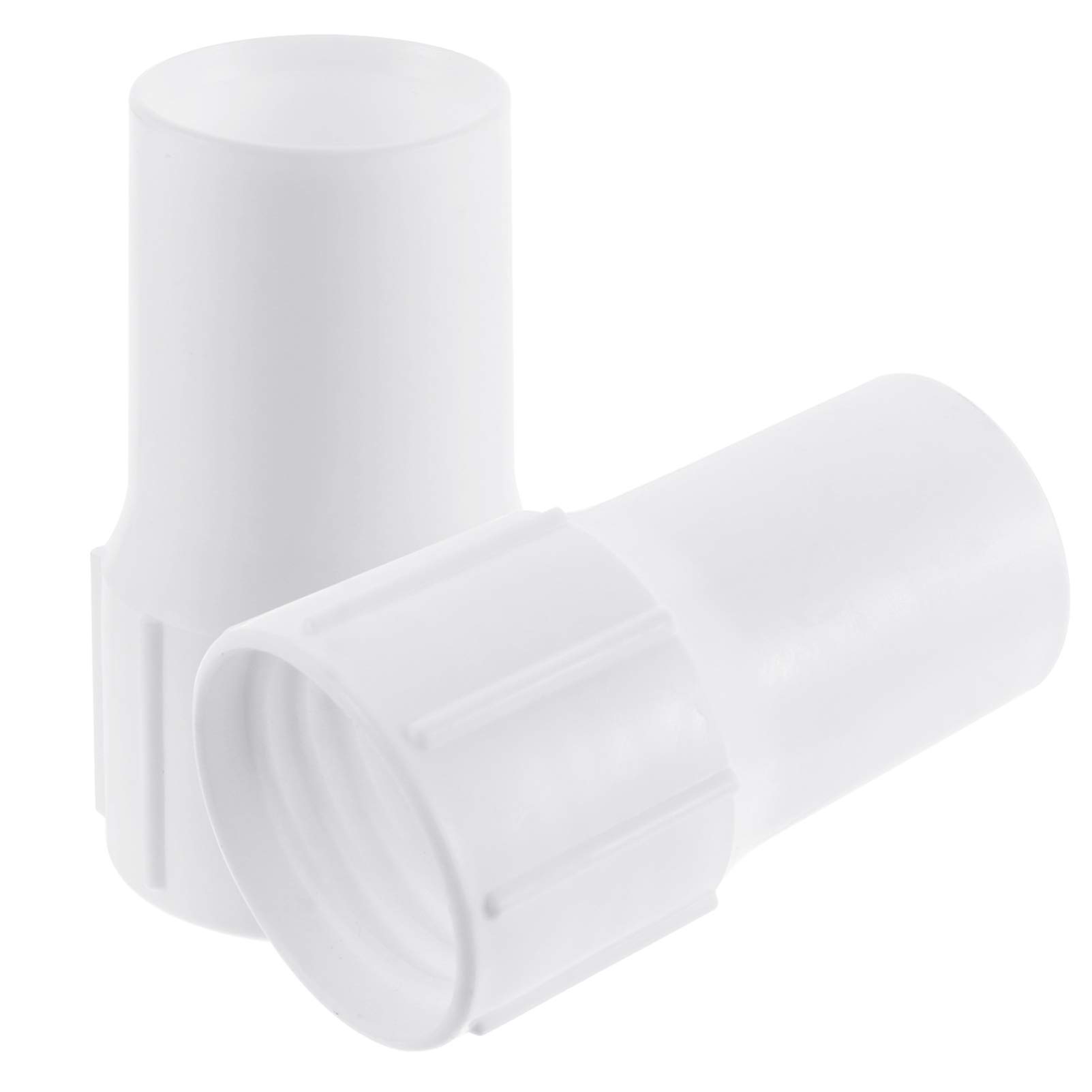 DOITOOL Pool Vacuum Head & Hose Connector 2Pcs - White for Spiral-Wound Hose | Pool Cleaning Accessories