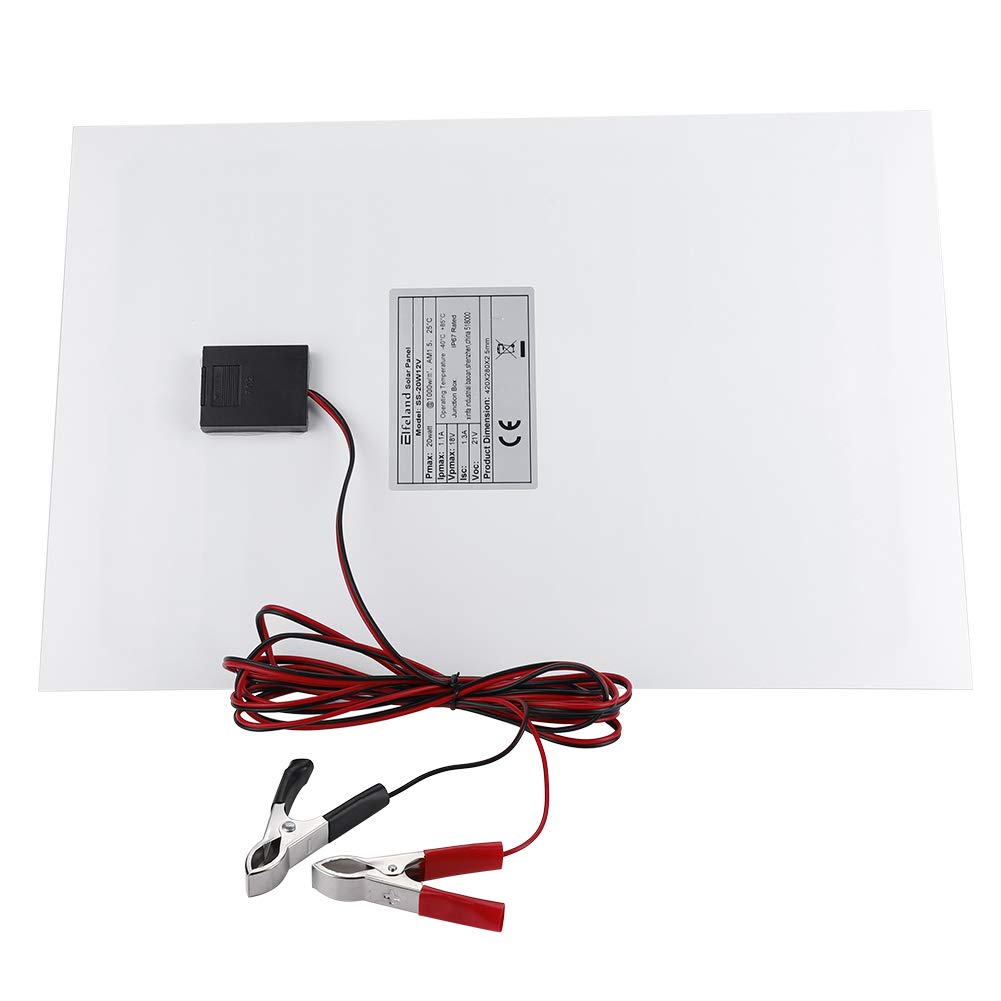 EXCLUZO 100W Solar Panel Kit with High-Efficiency Solar Cells - Portable & Semi-Flexible Solar Charger for Car Battery, RV, Boat & Outdoor Emergency Power Supply - Perfect for Camping, Hiking and Off-Grid Adventures