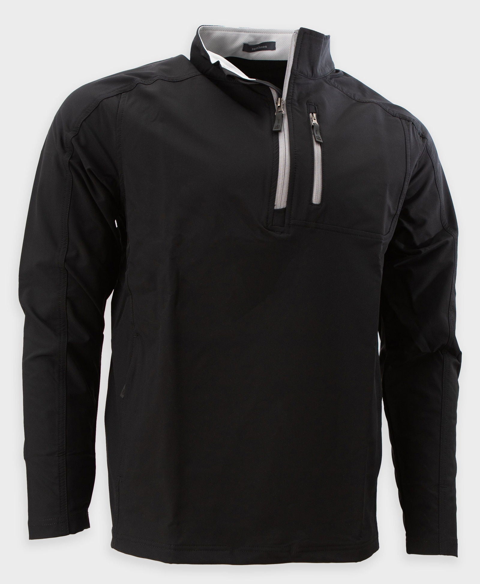 Riggs Men's Water Resistant Quarter Zip Pullover Jacket - Lightweight Fleece Lined for Outdoor Hiking & Casual Wear