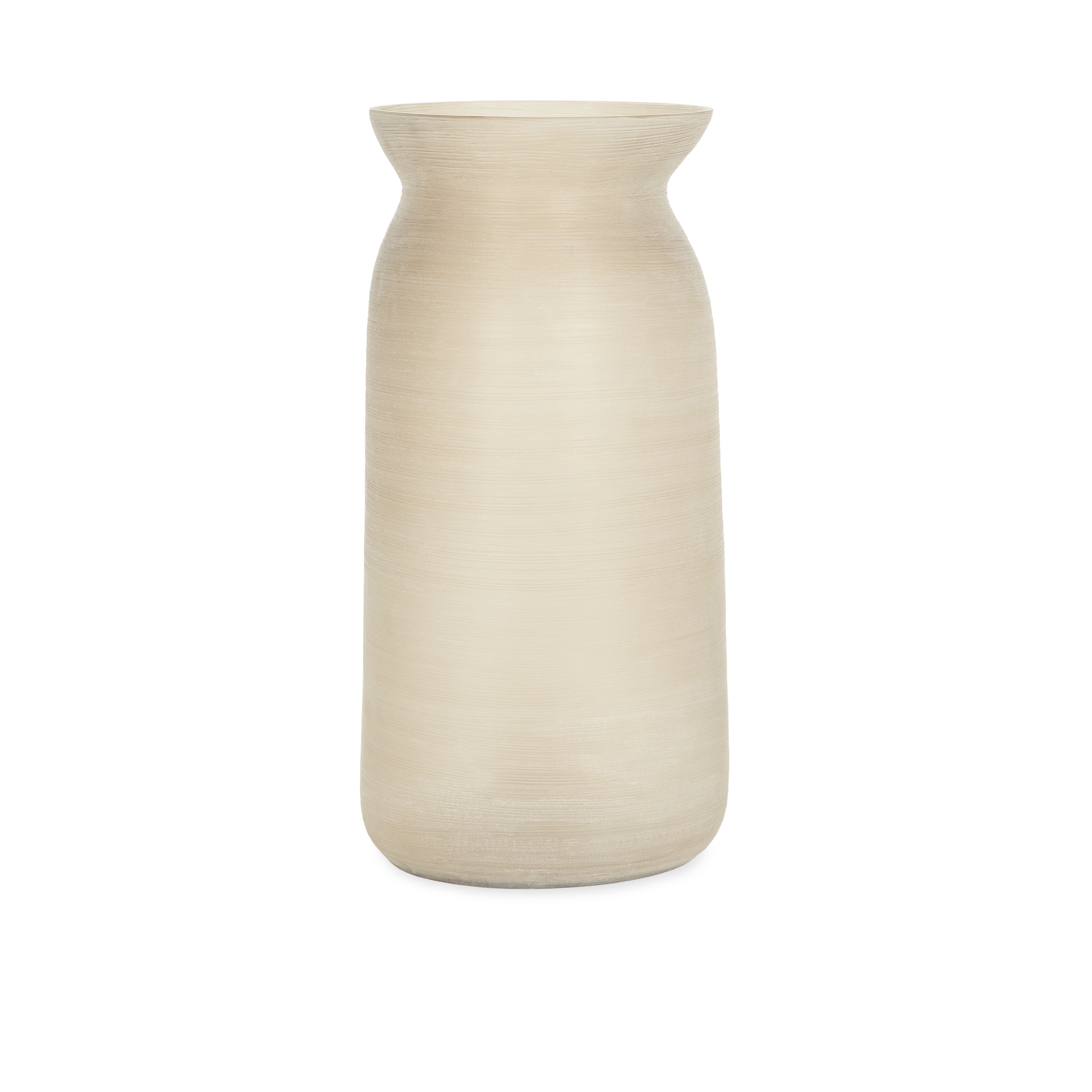 Elegant Funnel Glass Vase for Flowers - Clear Modern Home Decor Centerpiece for Weddings, Dining Table, and Living Room Décor