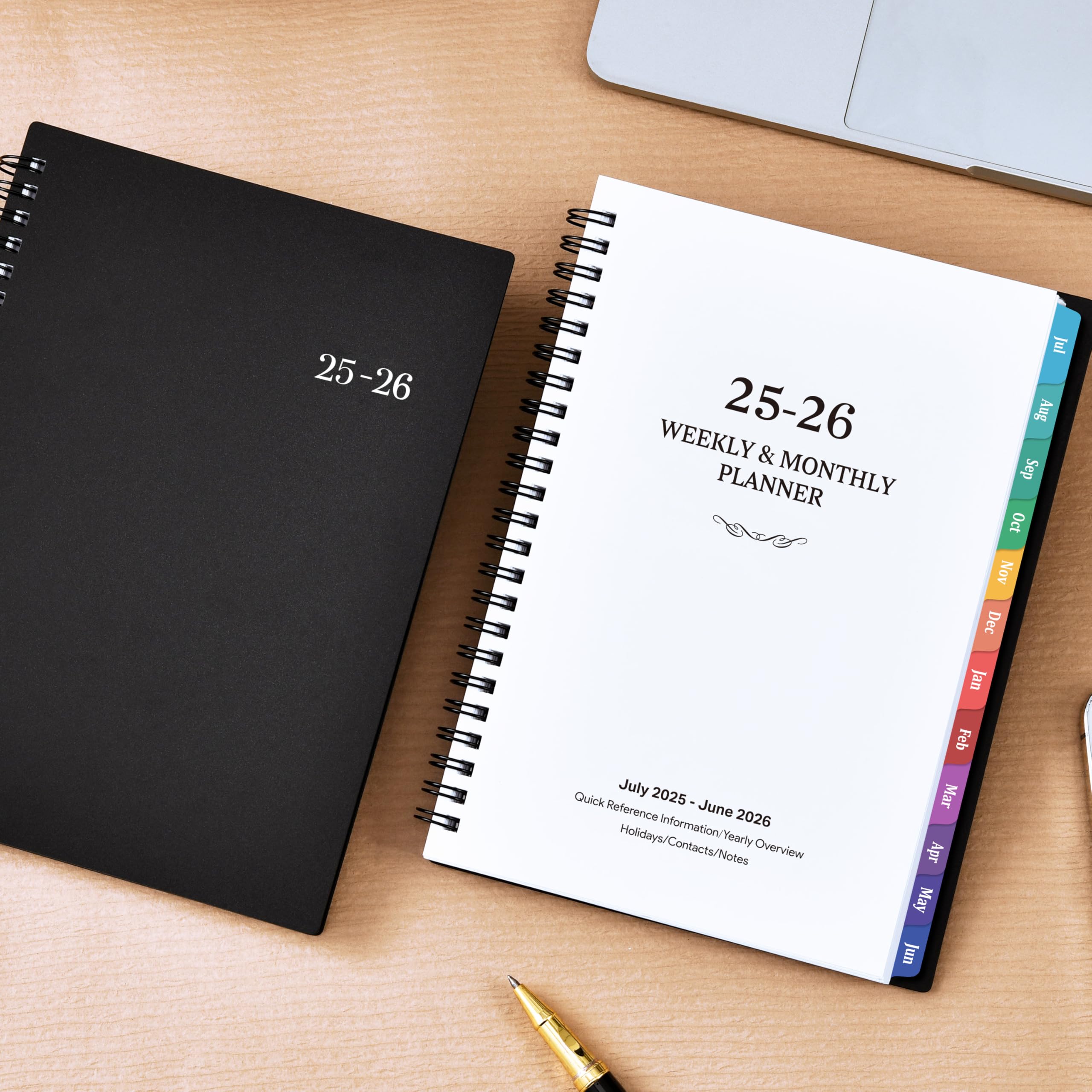 2025-2026 Academic Planner | July 2025-June 2026 Weekly & Monthly Planner | 6.3