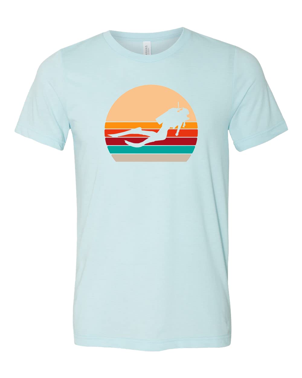 Vintage Scuba Diving T-Shirt for Men & Women - Retro Deep Sea Diver Graphic Tee, Scuba Lover Gift - Perfect for Diving Enthusiasts, Beach Vacation & Ocean-Themed Parties
