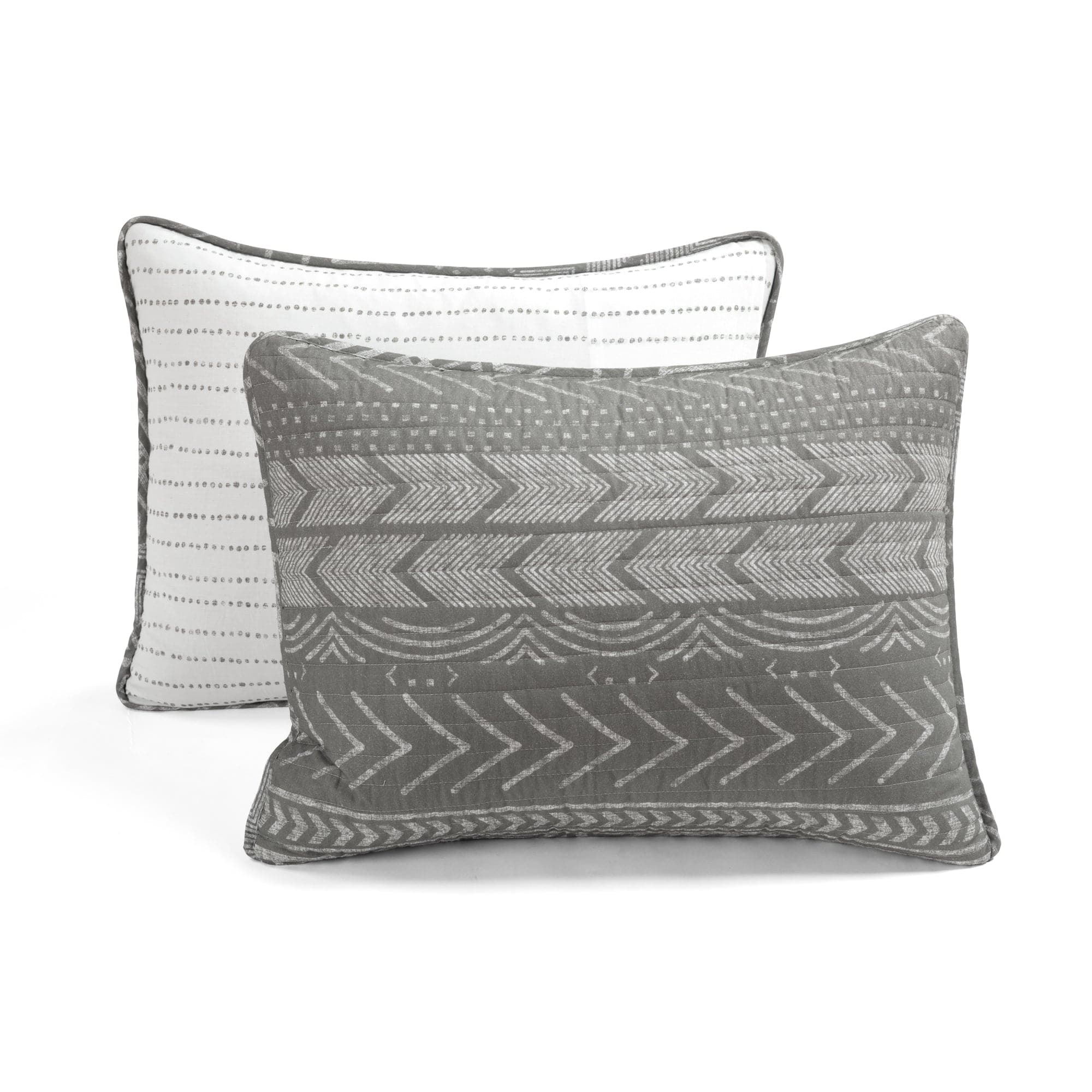 Hygge Geo Quilt 3 Piece Set - Soft Geometric Pattern Bedding for Cozy Bedroom Decor | Perfect for Master Bedroom, Guest Room & Dorm