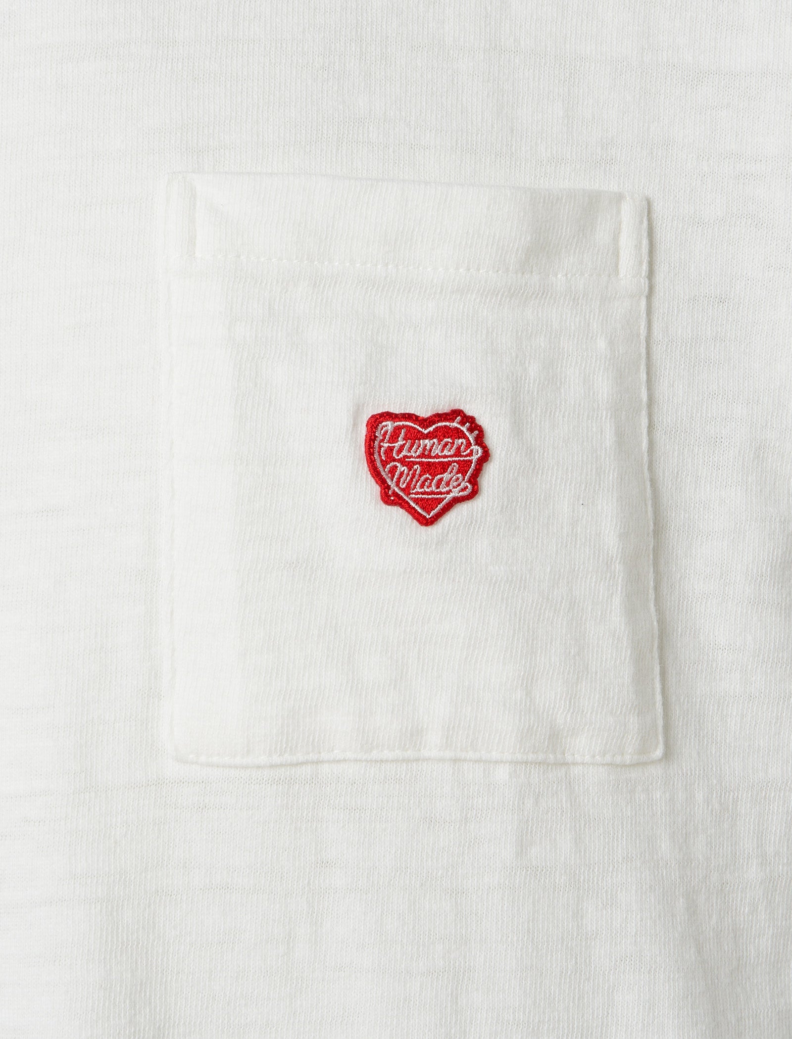 Human Made Pocket T-Shirt for Men - Premium Cotton Casual Tee with Chest Pocket | Perfect for Streetwear, Everyday Wear & Layering