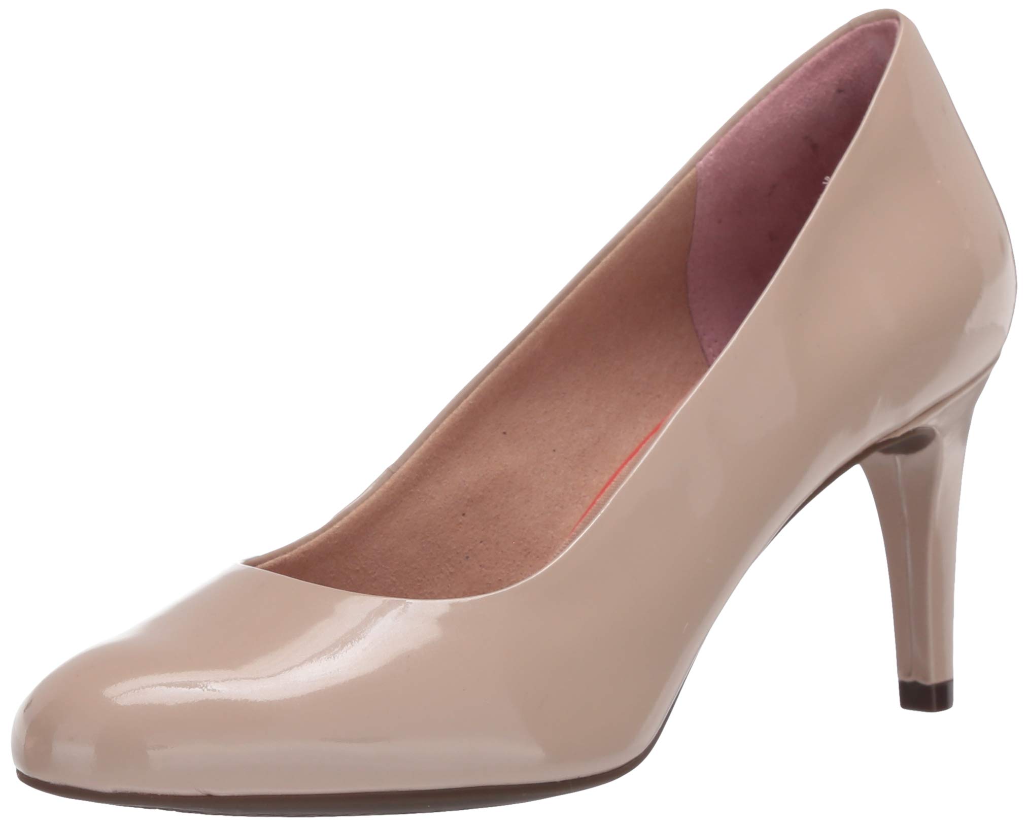 Rockport Women's Comfort Walking Pumps - Slip-On Dress Shoes for Work, Travel & Everyday Wear | Cushioned Arch Support & Lightweight Design