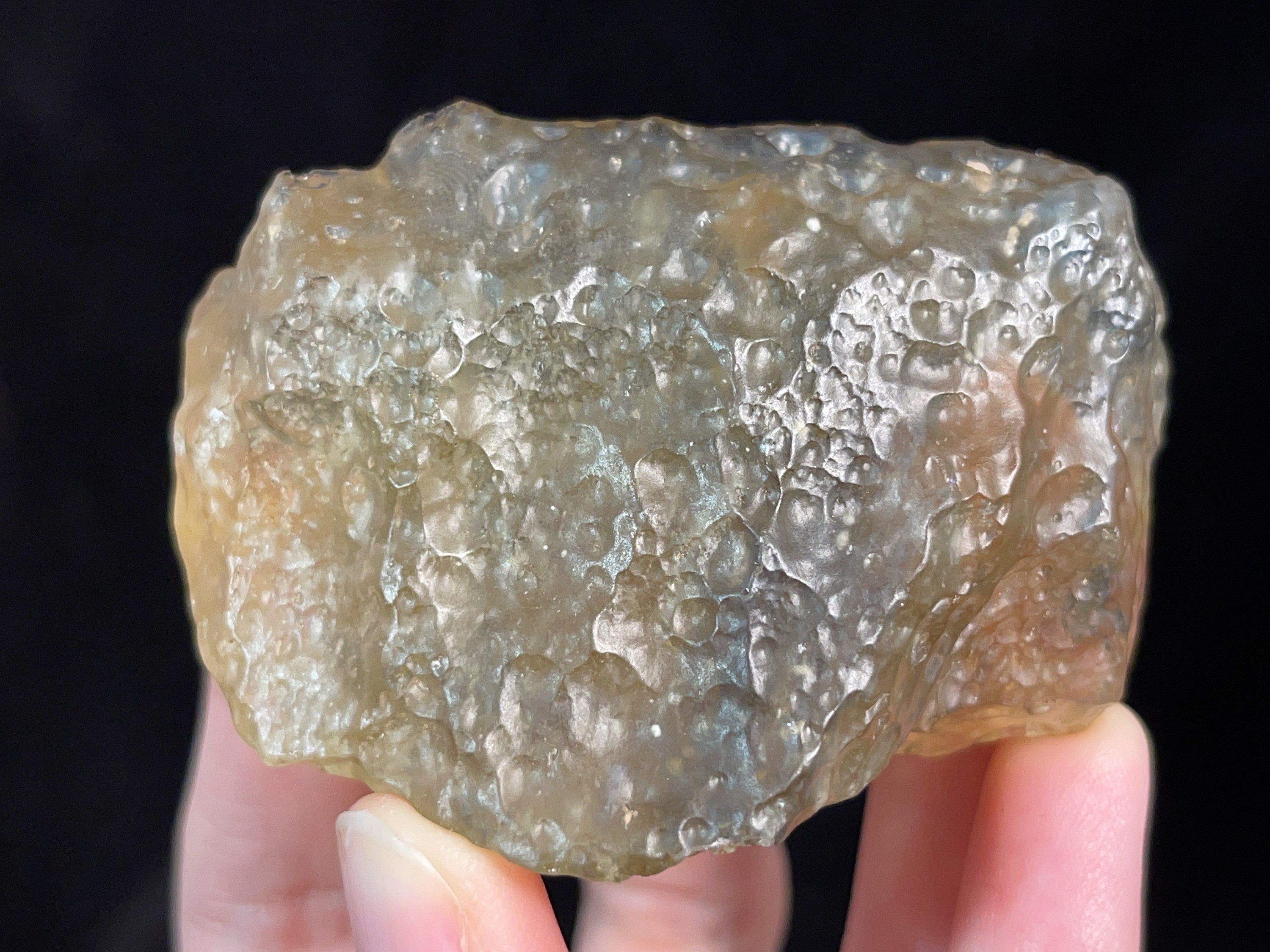 LIBYAN DESERT GLASS - Rare 2A Grade Raw Crystal (81.5g) | Metaphysical Healing Stones for Meditation, Energy Work & Spiritual Growth