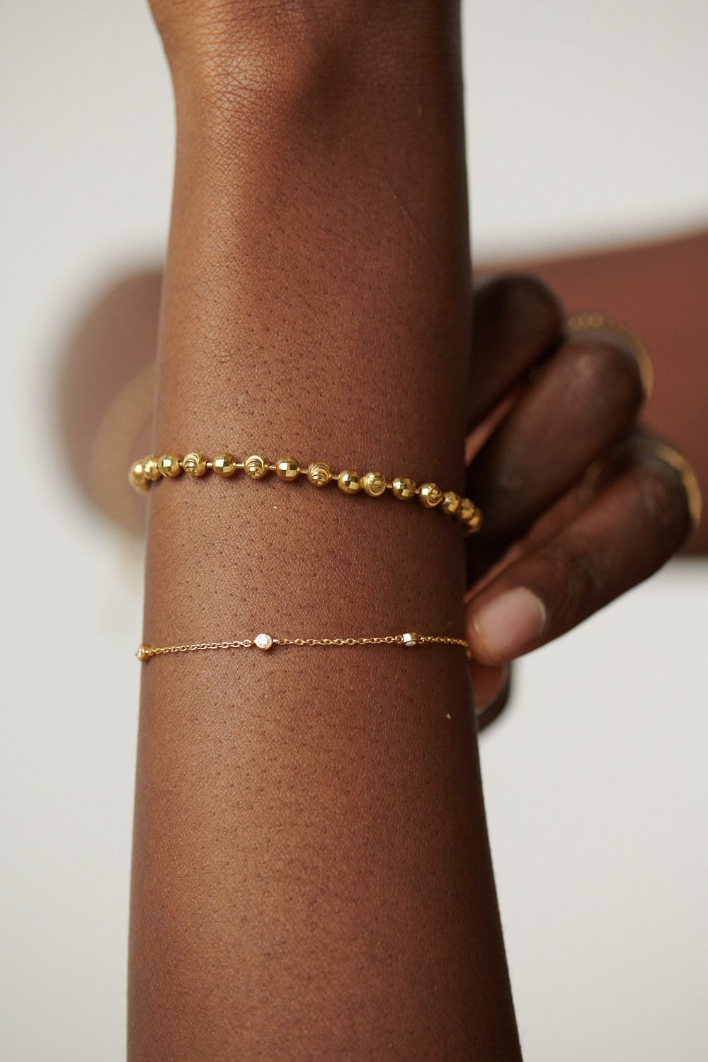 14K Solid Gold Floating Diamond Bracelet for Women - Elegant Everyday Jewelry Gift for Her, Perfect for Anniversaries, Birthdays & Special Occasions