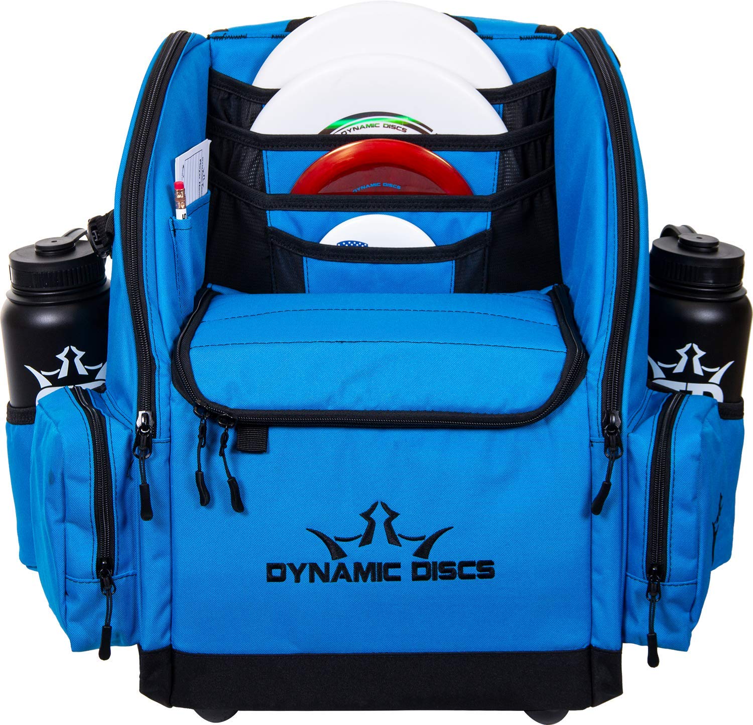 Dynamic Discs Commander Backpack - 20 Disc Capacity Disc Golf Bag with 2 Deep Storage Pockets & Water Bottle Holders | Durable Frisbee Golf Backpack for Tournaments, Practice & Outdoor Adventures