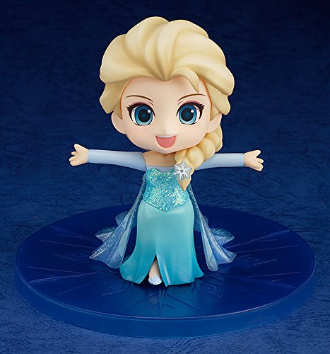 Frozen Elsa Nendoroid Action Figure - Collectible Disney Princess Doll with Multiple Poses & Accessories - Perfect for Display, Gifts, and Anime Fans