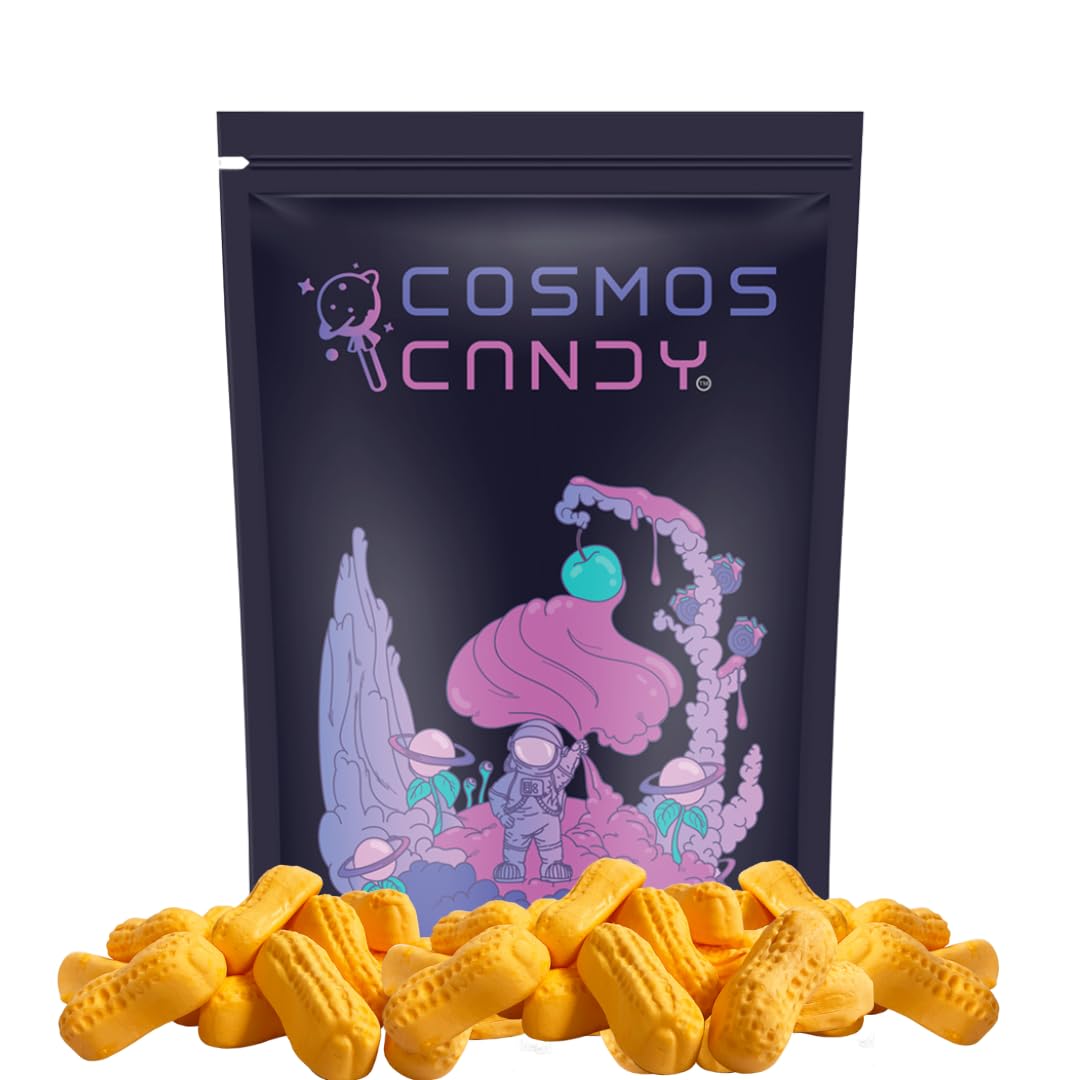 Circus Peanuts Marshmallow Candy - 2 Pounds Bulk Bag | Classic Orange Flavored Soft Candy | Resealable Packaging for Freshness | Perfect for Halloween, Parties, Movie Nights & Gift Baskets