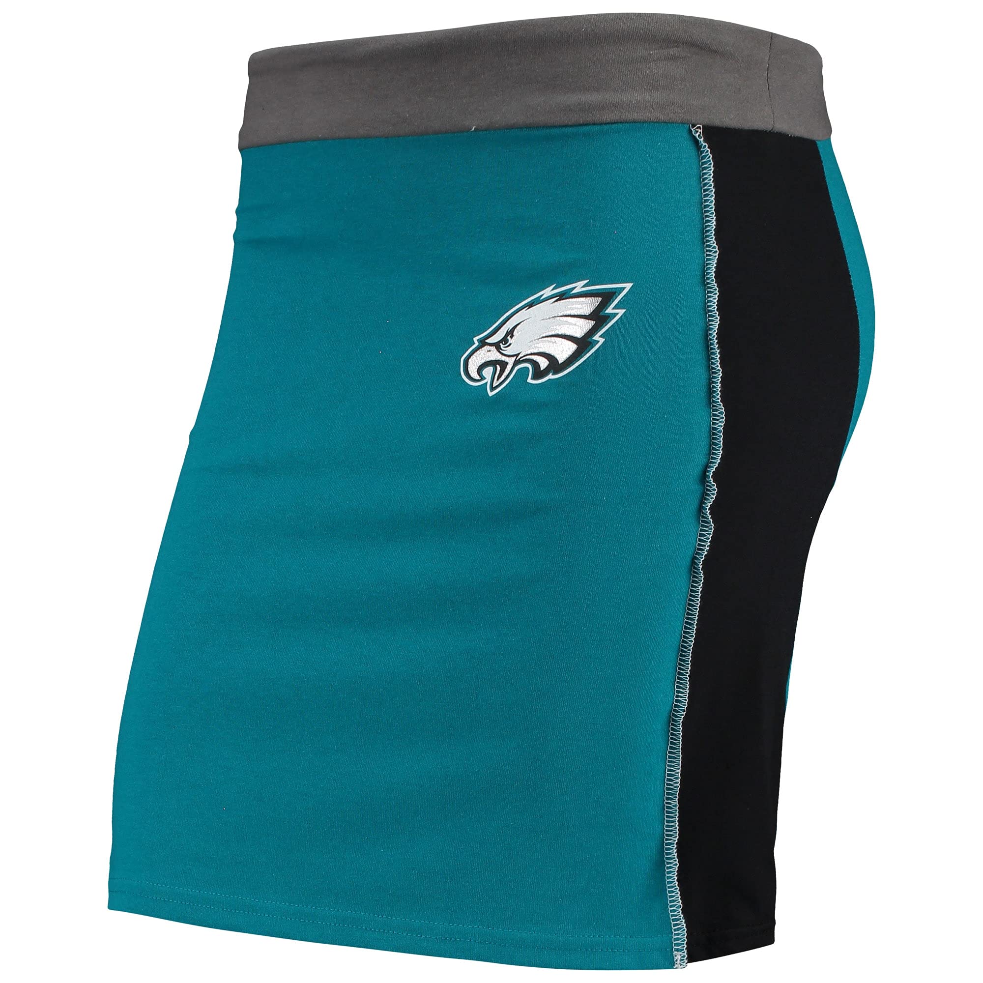 Refried Apparel Women's NFL Team Logo Sustainable Short Skirt - Eco-Friendly Cheerleading & Game Day Outfit for Football Fans