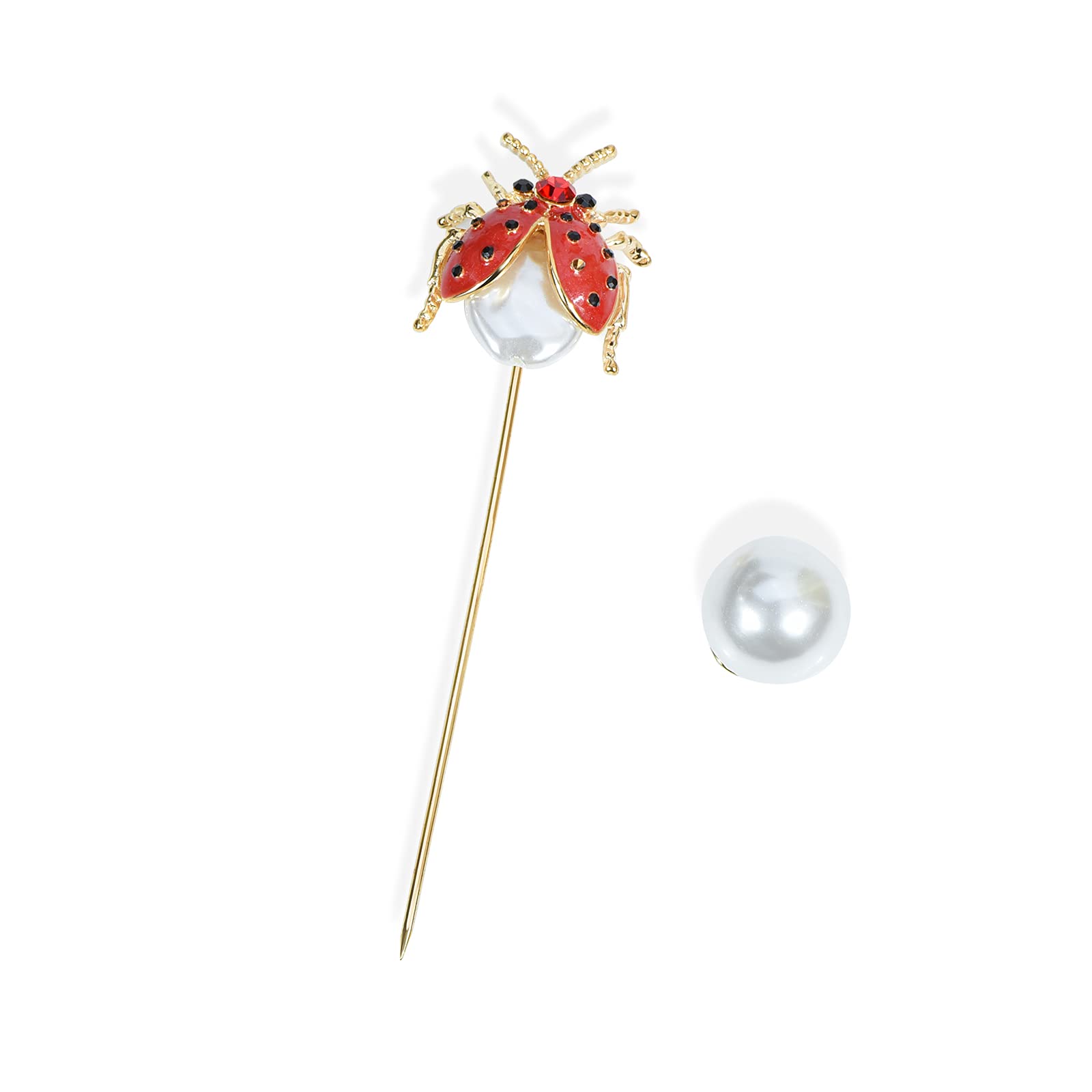 Elegant Cubic Zirconia Heart Lapel Pin Brooch - Crystal Balloon Shape Bouquet Corsage Stick Pin for Suit, Cardigan, Scarf & Hat - Wedding, Bridal, Prom Jewelry for Women & Men - Perfect for Anniversaries, Gifts & Formal Occasions