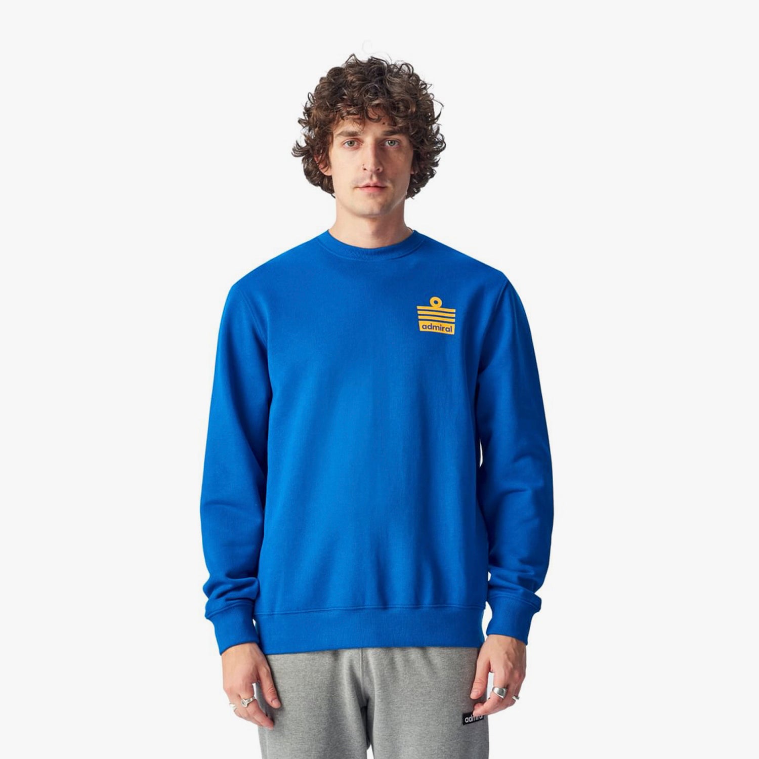 **Stamford Ensign Sweatshirt for Men & Women - Royal Blue & Yellow Pullover Hoodie - Casual Comfort Wear for College, Sports & Outdoor Activities**