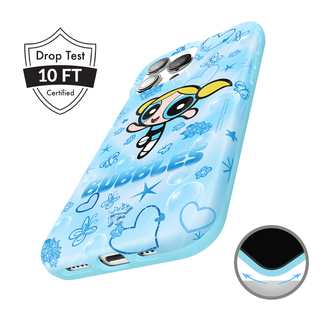 The Powerpuff Girls Bubbles iPhone Case - Cute Cartoon Character Phone Cover for iPhone 13/12/11/XR - Perfect for Kids, Teens & Fans - Great for School, Work & Everyday Use