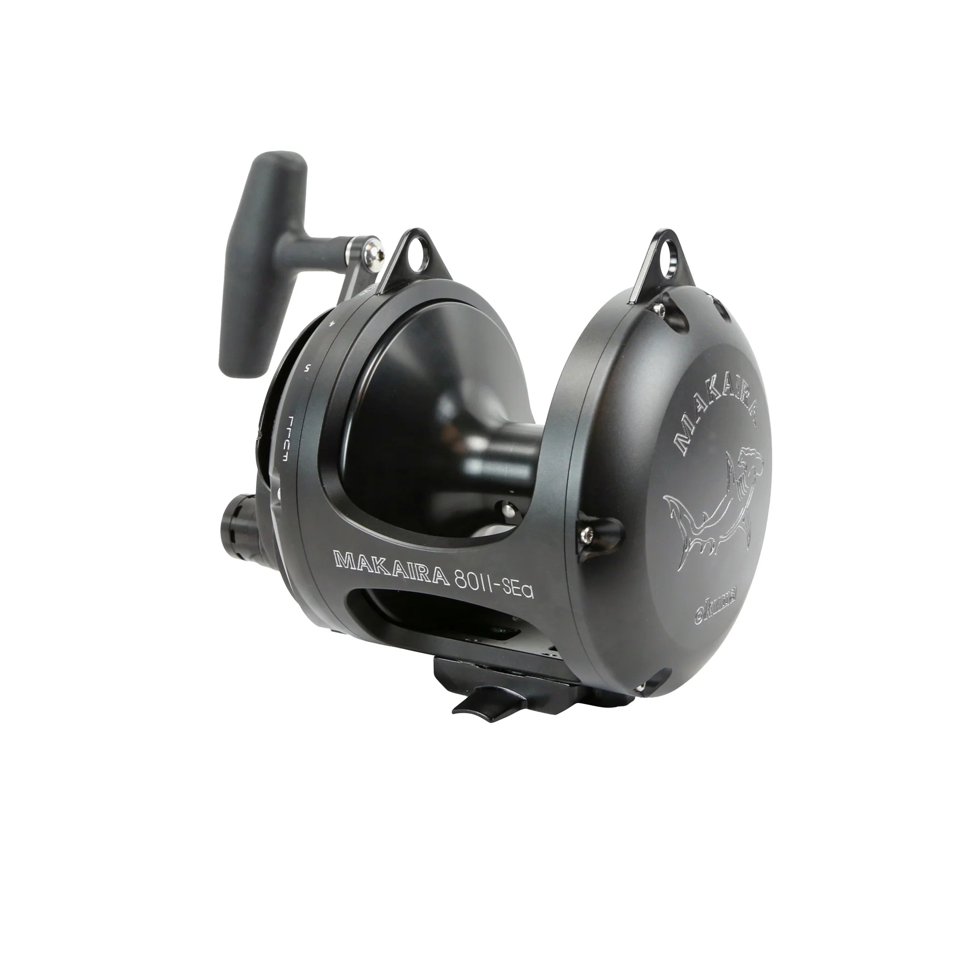 Okuma Makaira LBS Land Based Shark Fishing Reels - Heavy Duty Saltwater Spinning Reel for Big Game Fishing - Perfect for Shoreline, Pier, and Beach Shark Angling