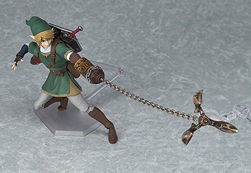 Good Smile The Legend of Zelda: Twilight Princess Link Deluxe Edition Figma Action Figure - 15 Years to 99 Years - Perfect for Gaming Collectors, Display Shelves & Zelda Fans