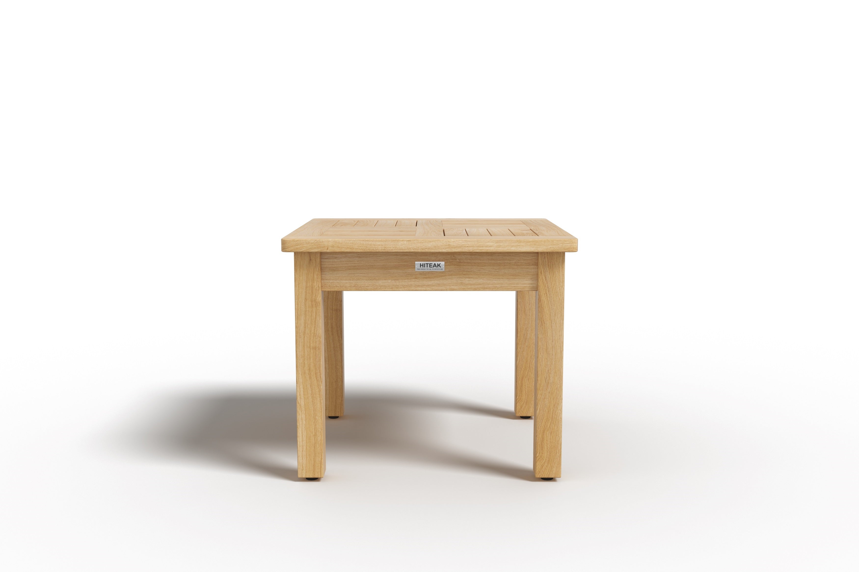 Dionne Square Teak Outdoor Side Table - Weather-Resistant Patio Furniture for Garden, Poolside & Deck - Perfect for Drinks, Books & Decor