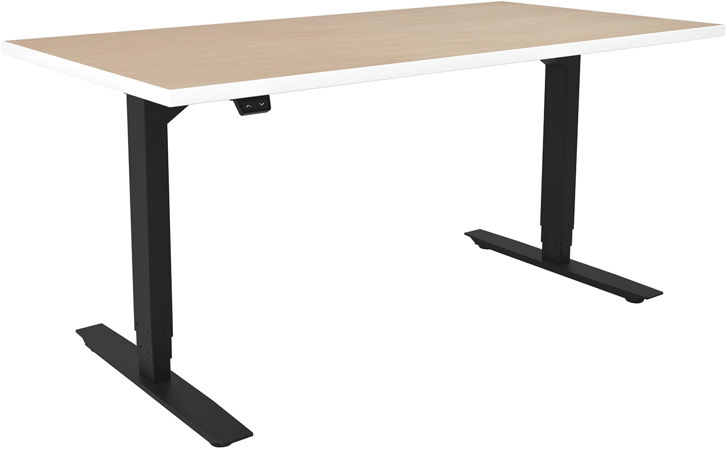 Safco ML Series Adjustable Height Desk 30x60 Inch Laminate Top with 3-Stage 2-Leg Base (ML323060) - Perfect for Home Office, Workspace & Standing Desk Setup