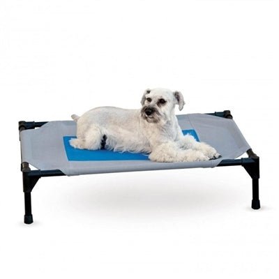 Coolin Pet Cot - Portable Elevated Dog Bed for Indoor & Outdoor Use - Perfect for Camping, Travel, and Backyard Relaxation