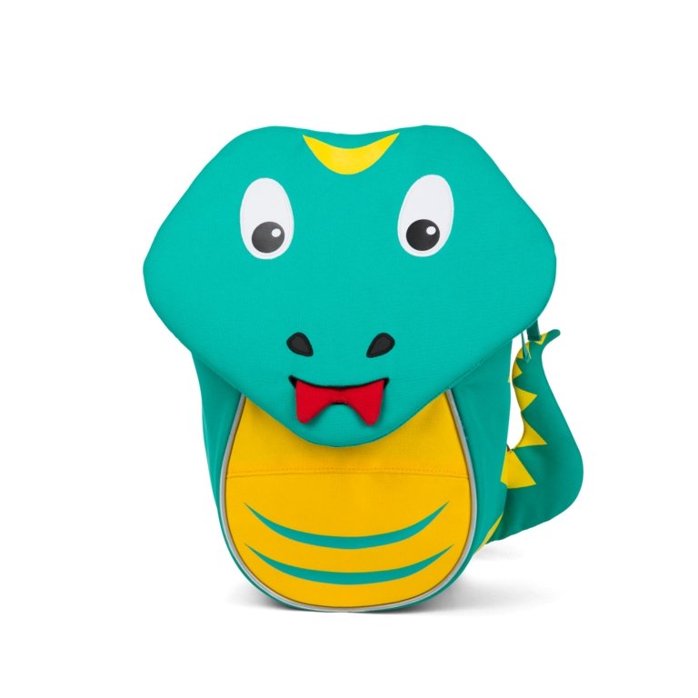 Affenzahn Small Samuel Snake - Cute & Durable Kids Backpack for School, Travel & Daycare | Lightweight & Ergonomic Design for Toddlers & Preschoolers