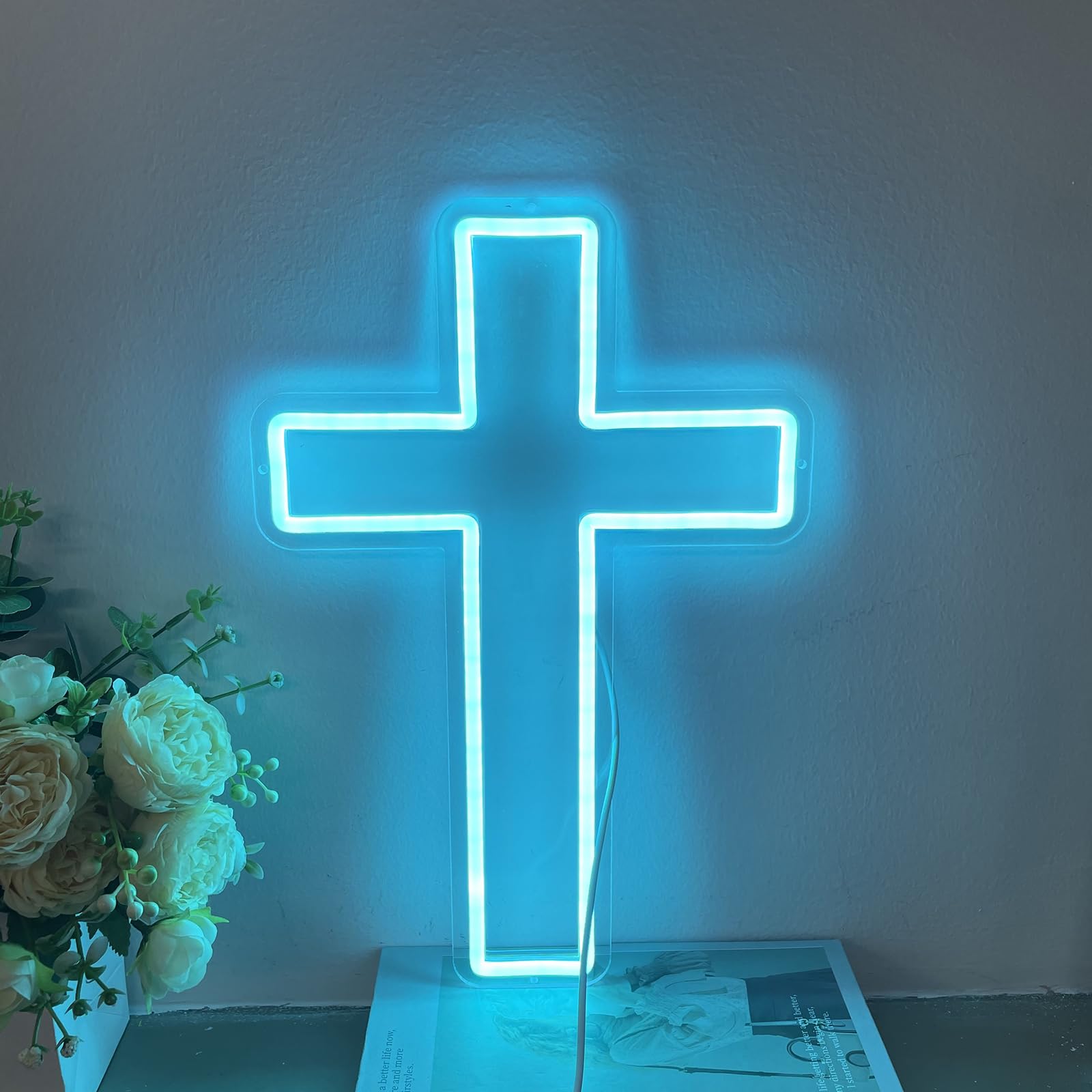 Custom Neon LED Wall Sign - Personalized Room Decor for Bedroom, Kids Room & Teens | Durable Acrylic Light for Halloween, Christmas, Wedding & Party Decorations (Blue) - Perfect for Home, Office & Event Lighting