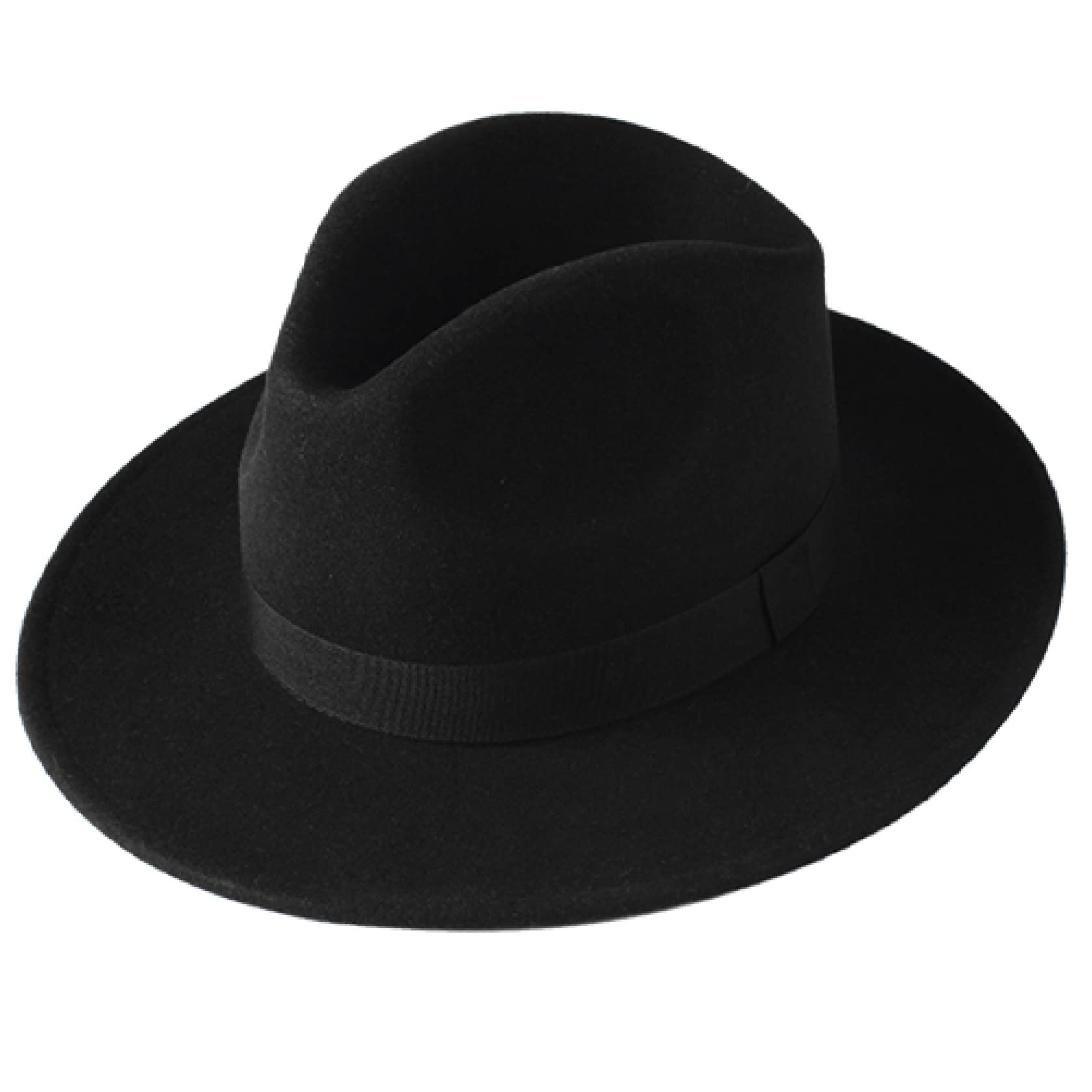 Stylish Vintage Wool Fedora Hat for Women & Men - Wide Brim Felt Jazz Cap for All Seasons | Perfect for Outdoor Events, Weddings, and Fashion Accessories
