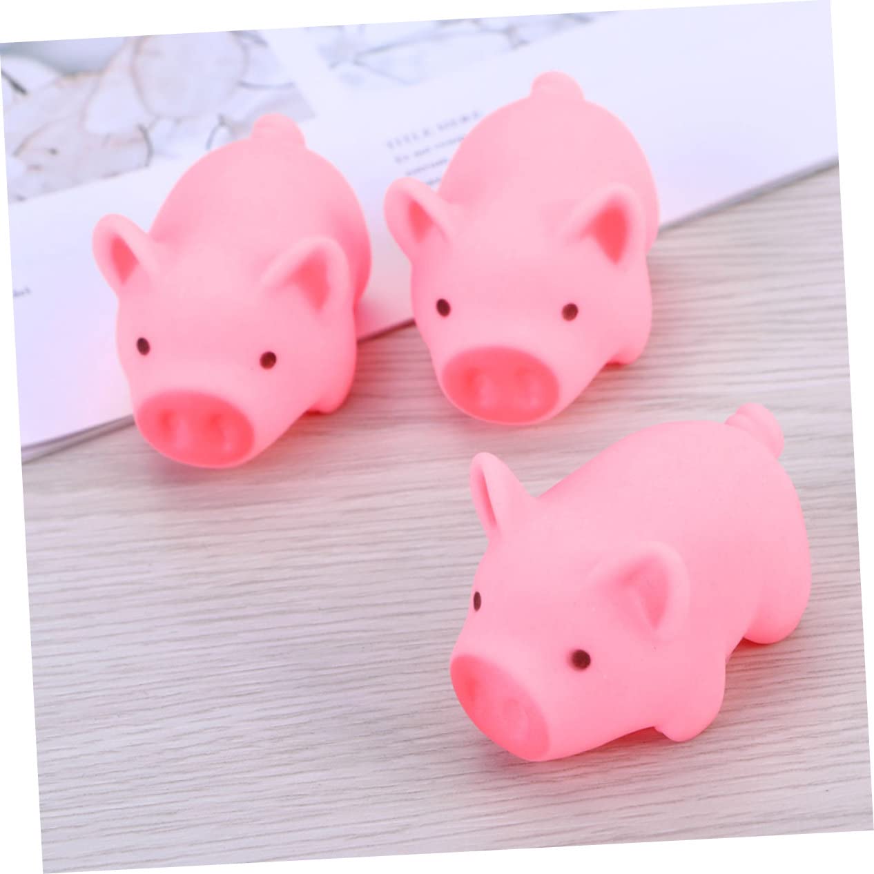 FAVOMOTO 45 Pcs Cute Pig Shaped Bath Toys for Kids - Fun Bathtub & Pool Floating Toys, Safe Plastic Baby Bath Time Play Set - Perfect for Toddler Bath Time, Pool Parties & Sensory Play