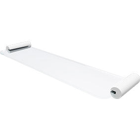 Stainless Steel Pillar Shower Shelf - Brushed Gold, Black, Chrome or White Finish | Bathroom Storage Organizer for Shampoo, Soap & Accessories | Rustproof & Waterproof Design for Showers & Bathtubs