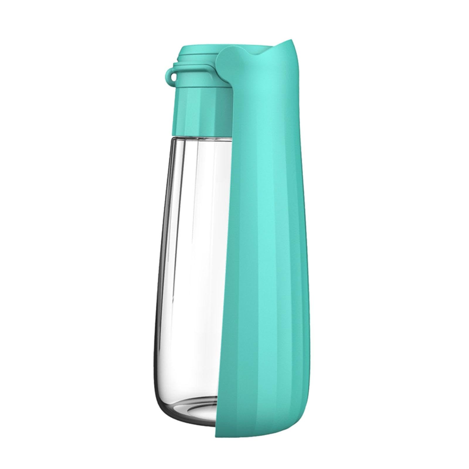 Enakshi 500ml Portable Dog Water Bottle with Drinking Feeder - Leakproof Pet Water Dispenser for Walking, Hiking, Travel & Outdoor Activities | Blue Pet Supplies for Dogs | Perfect for Park Visits, Road Trips and Daily Walks
