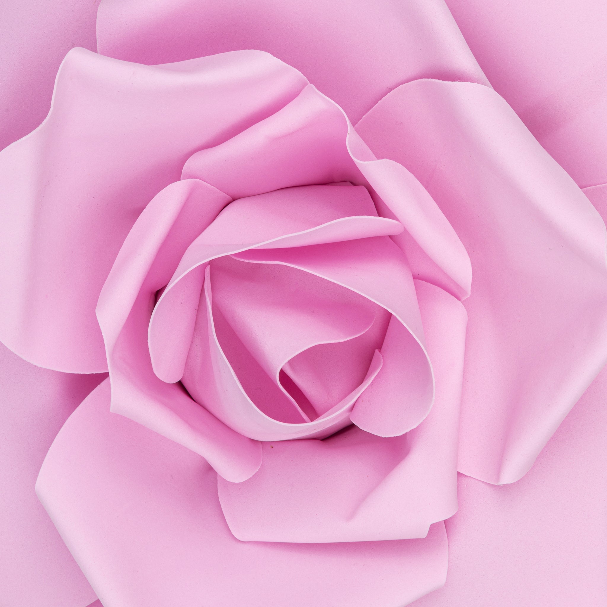 Large Pink Foam Rose Wall Decor - 30cm Artificial Flower for Home, Wedding, Party Decoration