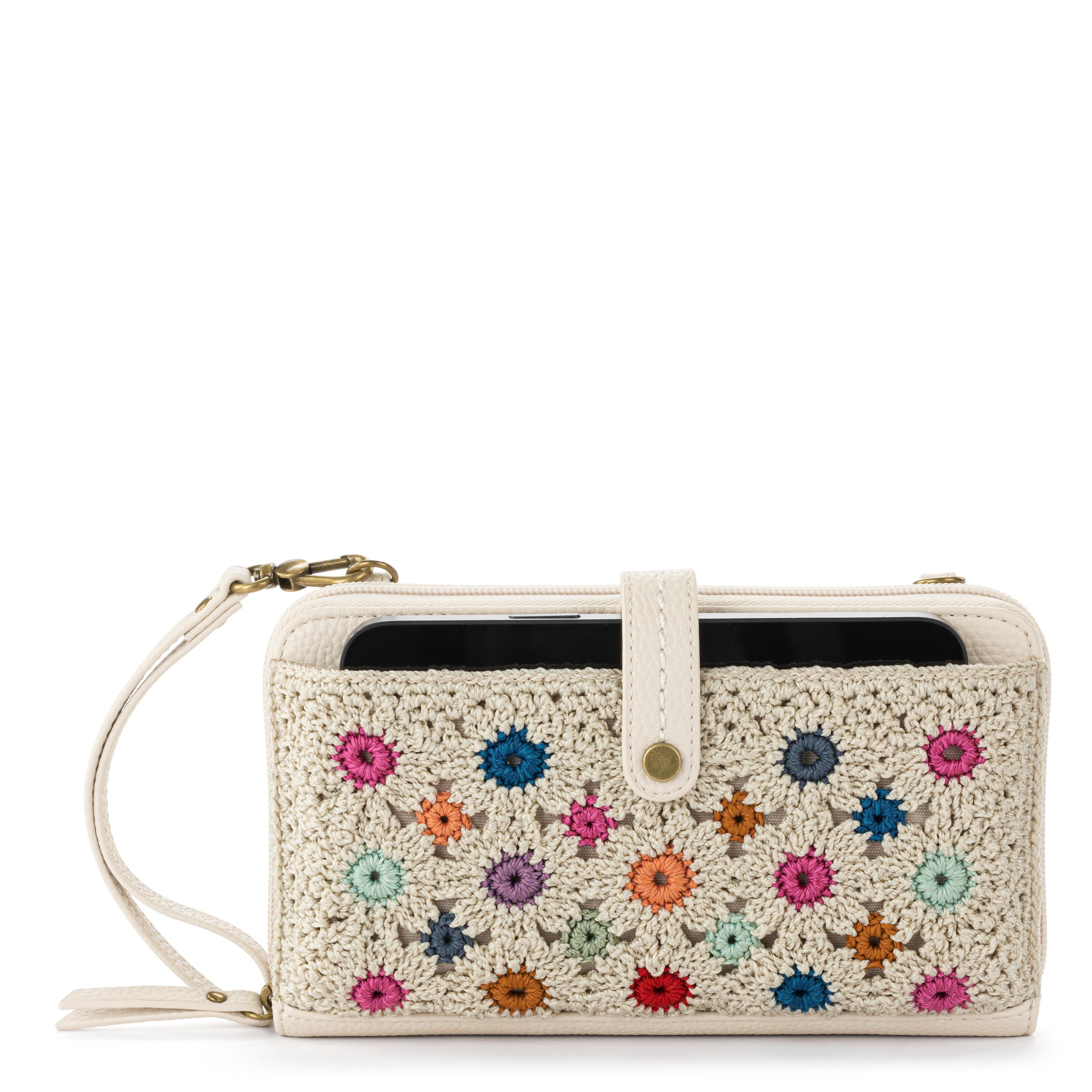 Hand Crochet - Natural Multi Flower