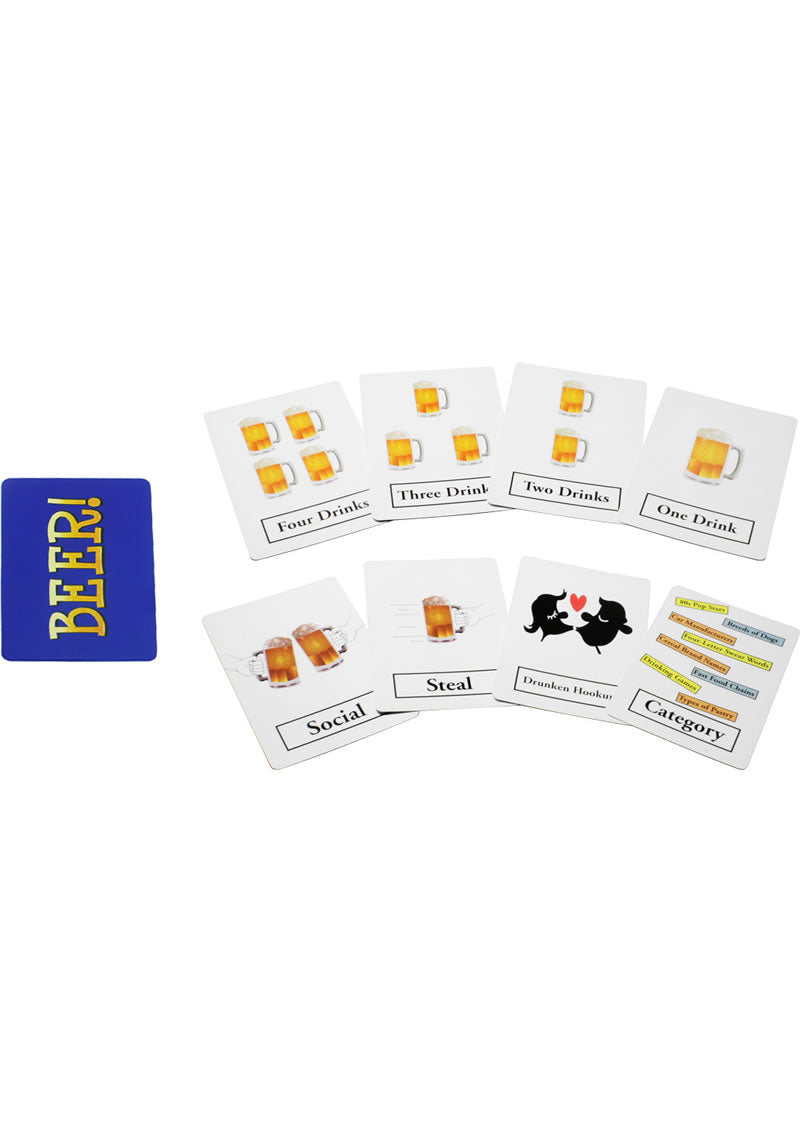 Beer The Card Game - Fun Drinking Party Game for Adults - Perfect for Parties, Game Nights & Social Gatherings