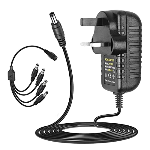 12V 2A with 4-Way Splitter Cable