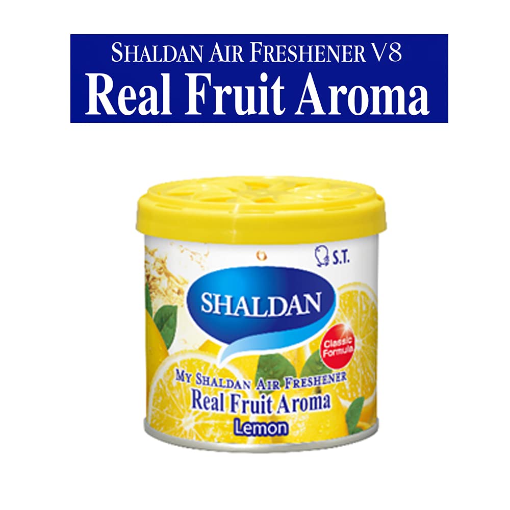 Lemon Scent Air Freshener 6-Pack - Long-Lasting Car & Home Odor Eliminator for Fresh Citrus Fragrance