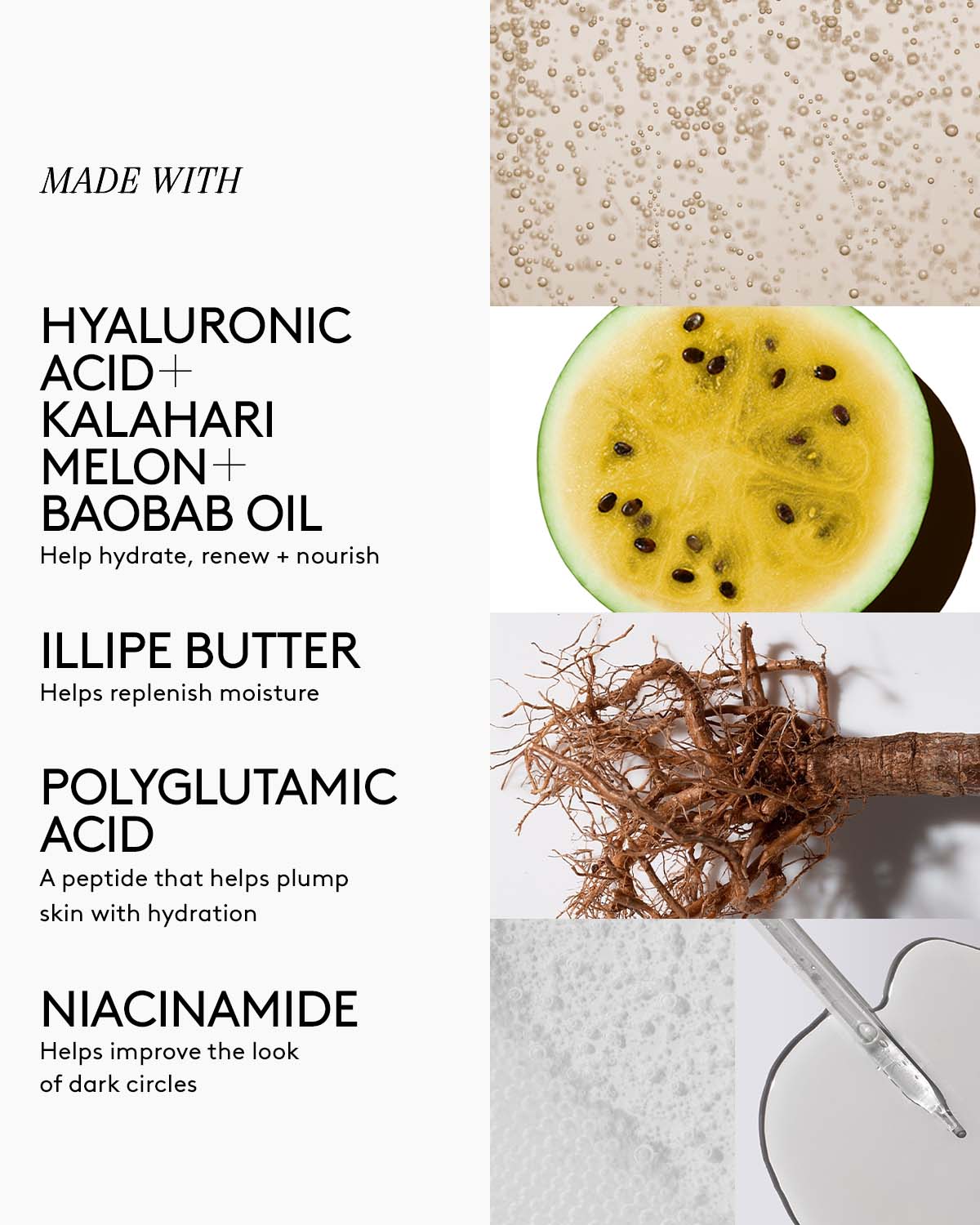 Thicc N Smooth Rich Peptide Eye Cream for Dark Circles & Wrinkles - Anti-Aging Eye Treatment for Puffiness & Fine Lines - Perfect for Night & Day Use