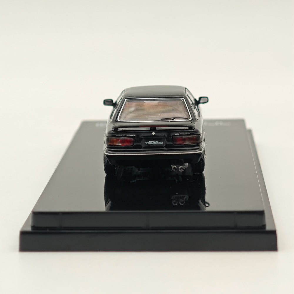 1/64 Scale Hobby Japan Toyota Sprinter Trueno GT Apex AE92 Black Metallic Diecast Model Car - Collectible Miniature Vehicle for Display, Racing Enthusiasts & Japanese Car Fans